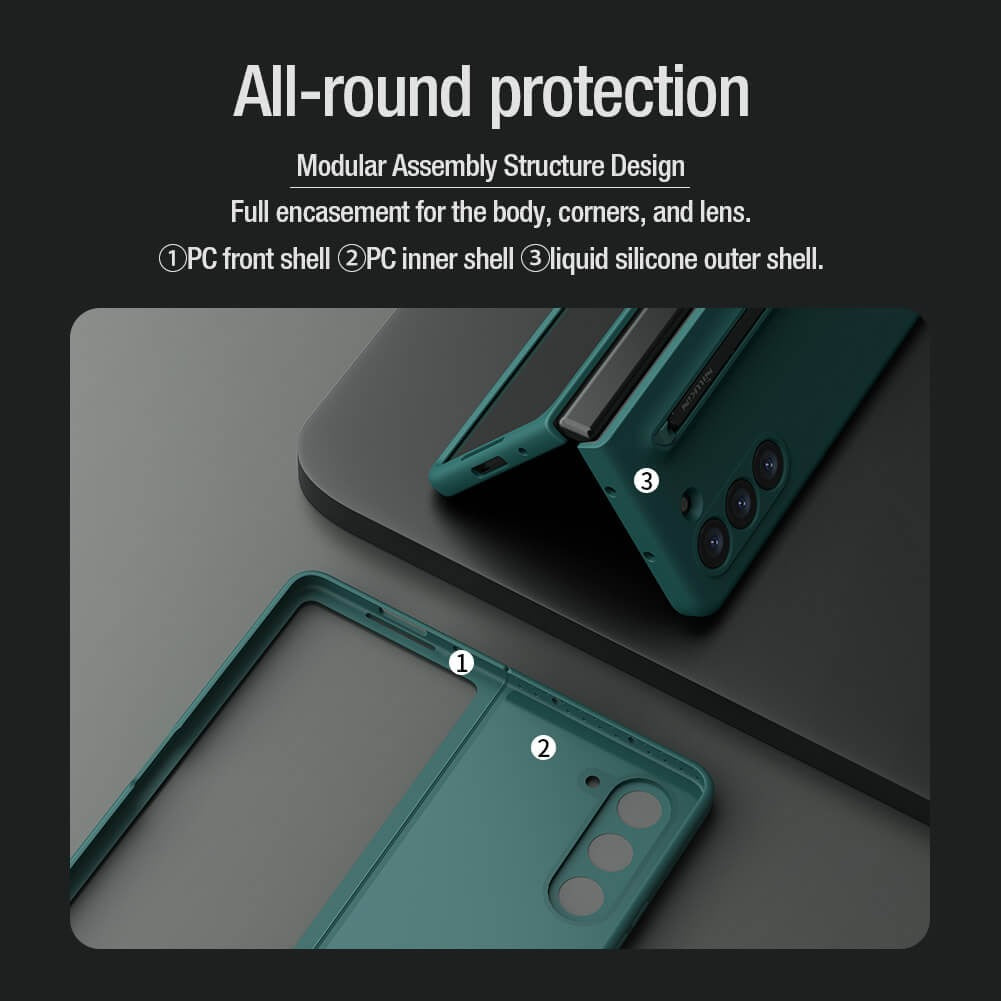 Samsung Galaxy Z Fold 5 Nillkin Flex Pure With S Pen Case Clearance Sale