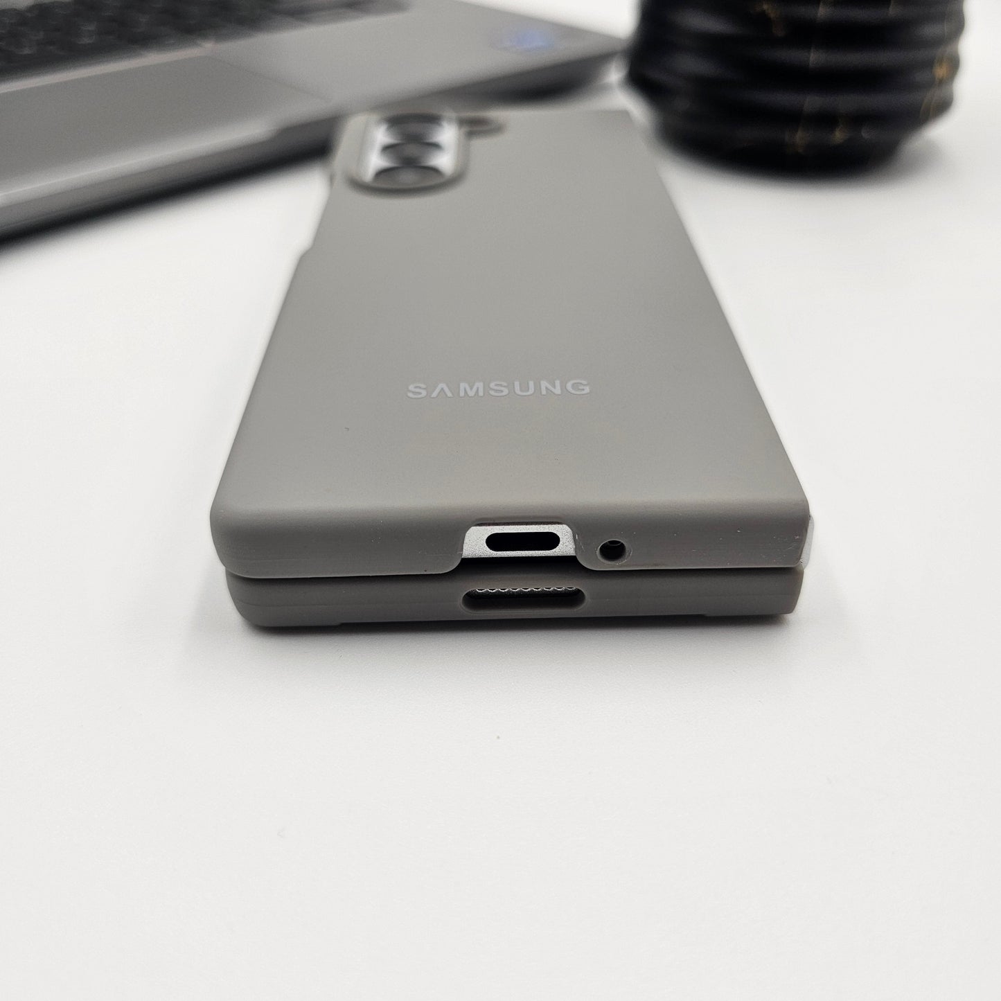 Silicone Case with Silk Feel for Samsung Galaxy Z Fold 6 | Velvet Inner Lining