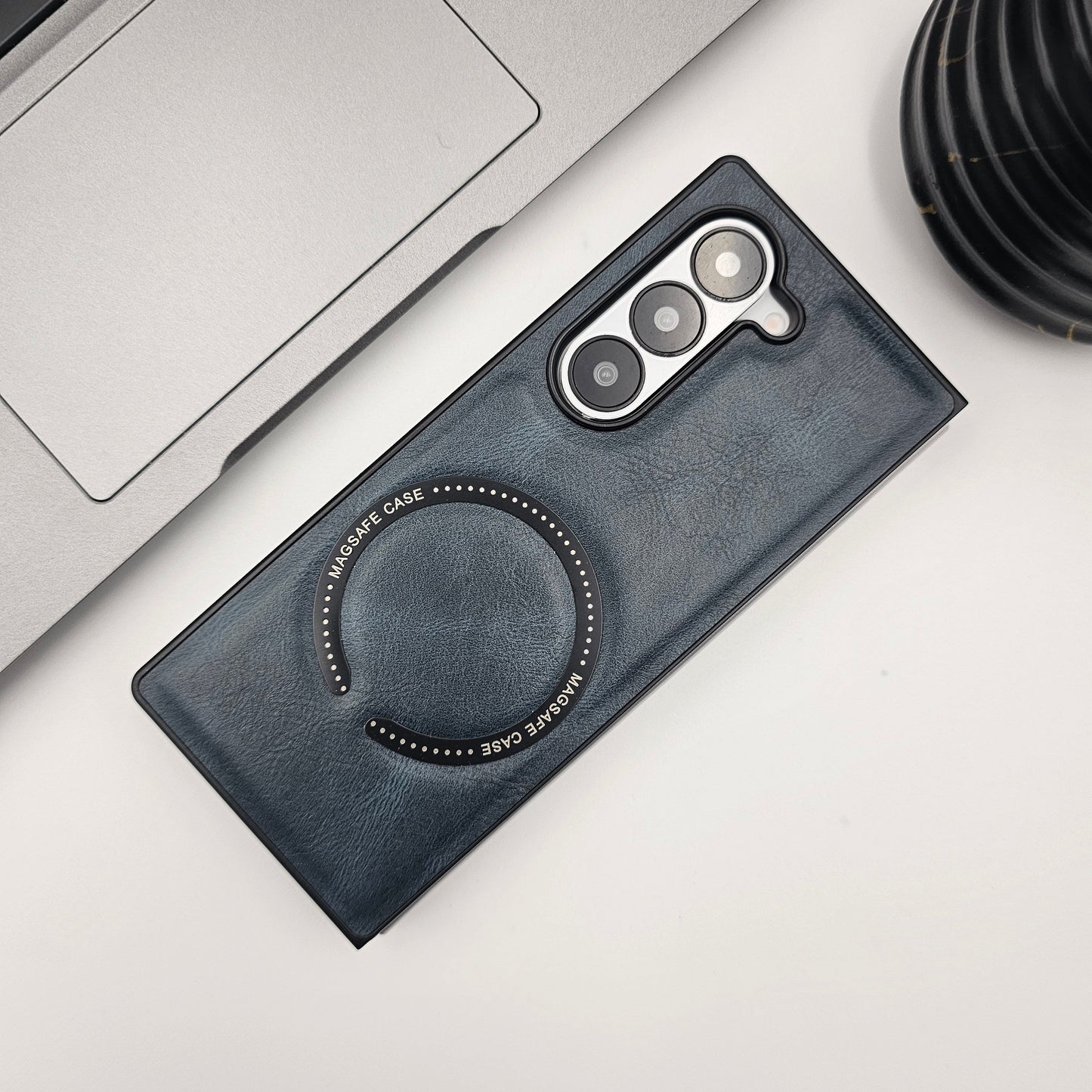 Samsung Galaxy Z Fold 5 PU Leather Magnetic Magsafe Case