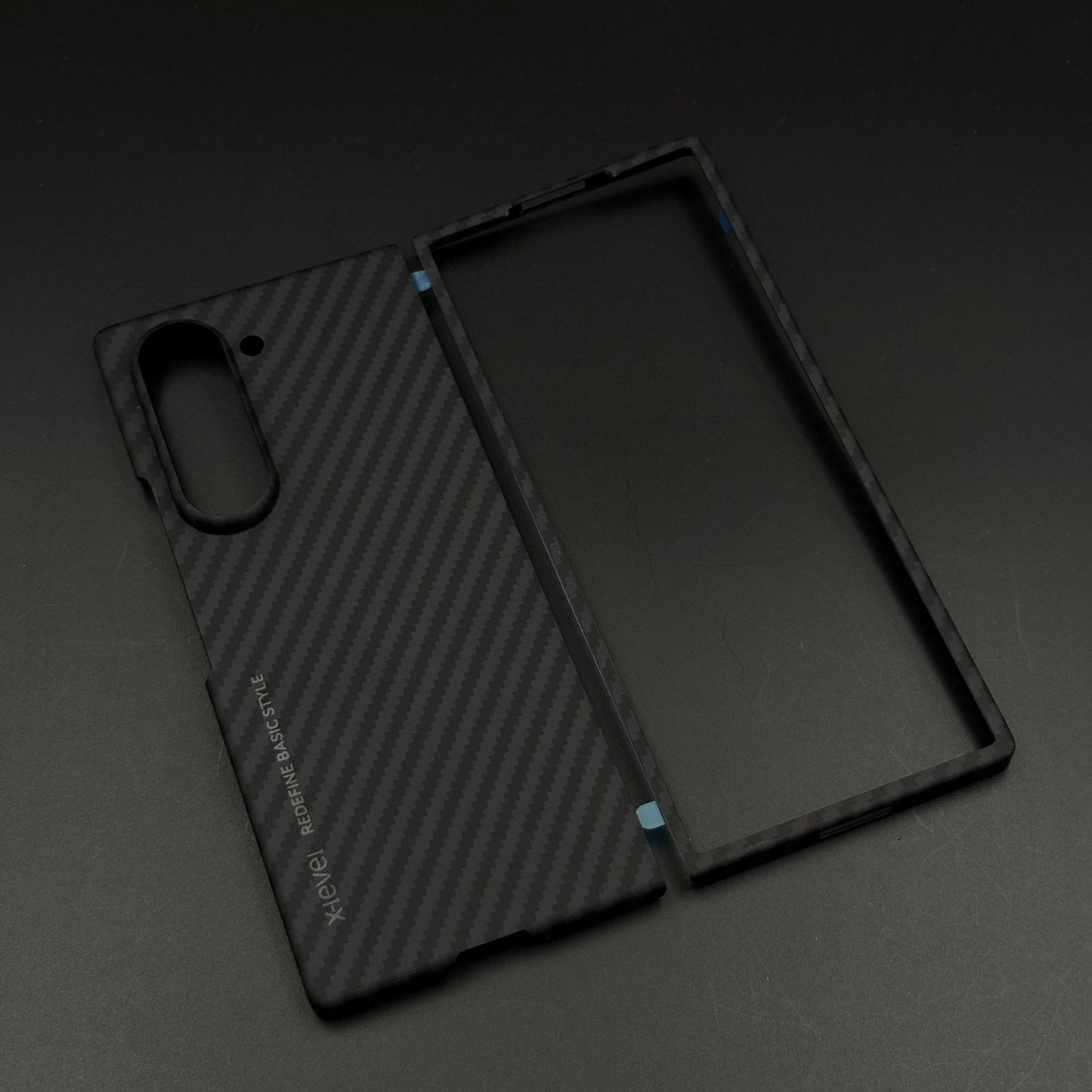 Ultra Thin Carbon Fibre Feel Case for Samsung Galaxy Z Fold 5