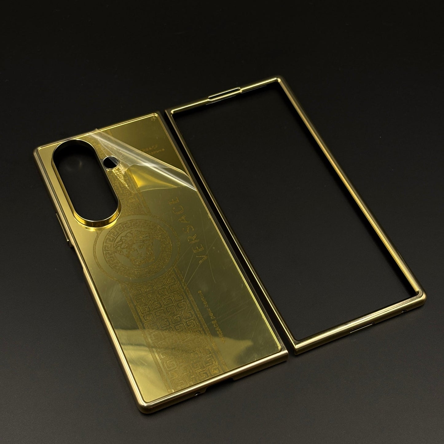 Handcrafted 24K Gold Plated VS Pour Homme Case for Samsung Galaxy Z Fold 6 | Luxury Limited Edition Cover