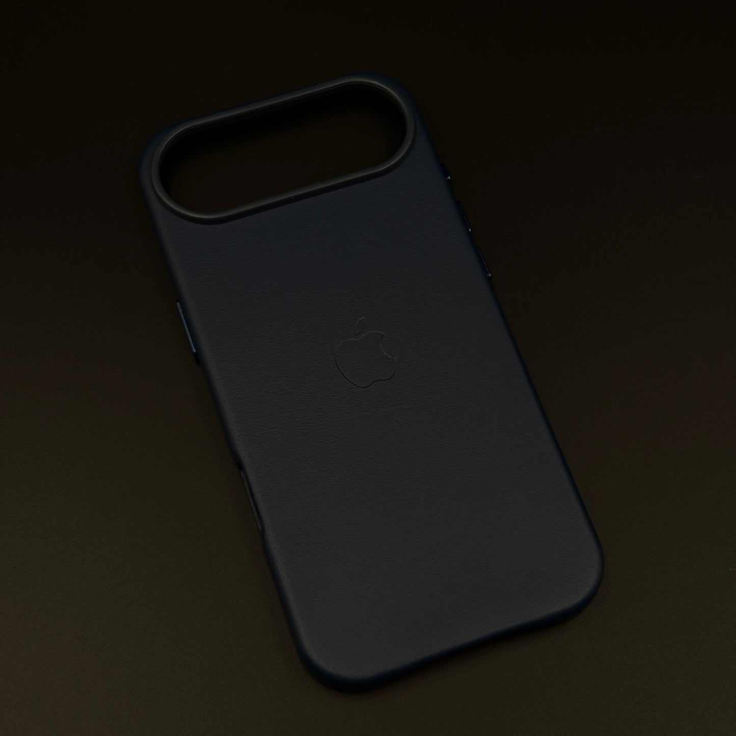 Minimalist Leather Logo Phone Case Cover for iPhone 17 Air | Slim Premium Everyday Protection