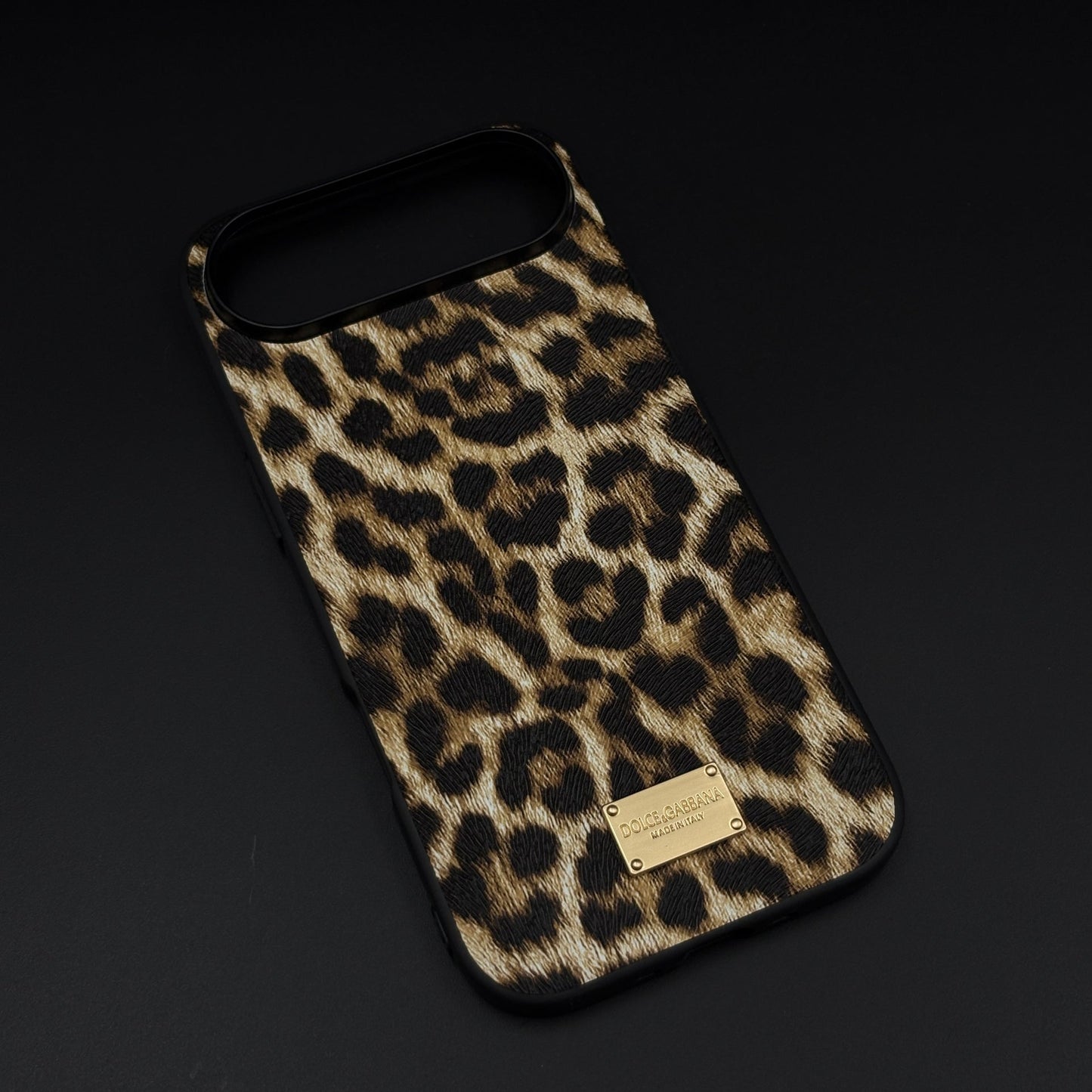 D&G Luxury Leopard Print Case for iPhone 17 Air | Designer Protective Cover