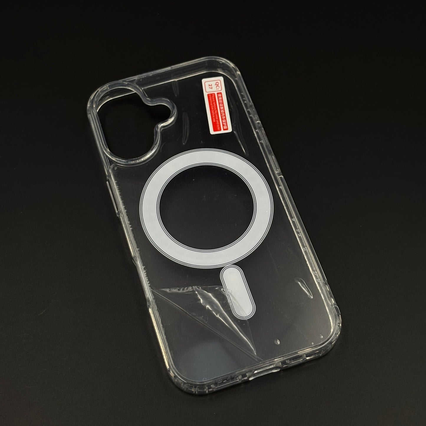SPGN Anti-Yellow MagSafe Transparent Case for iPhone 17 | Crystal Clear Shockproof Cover
