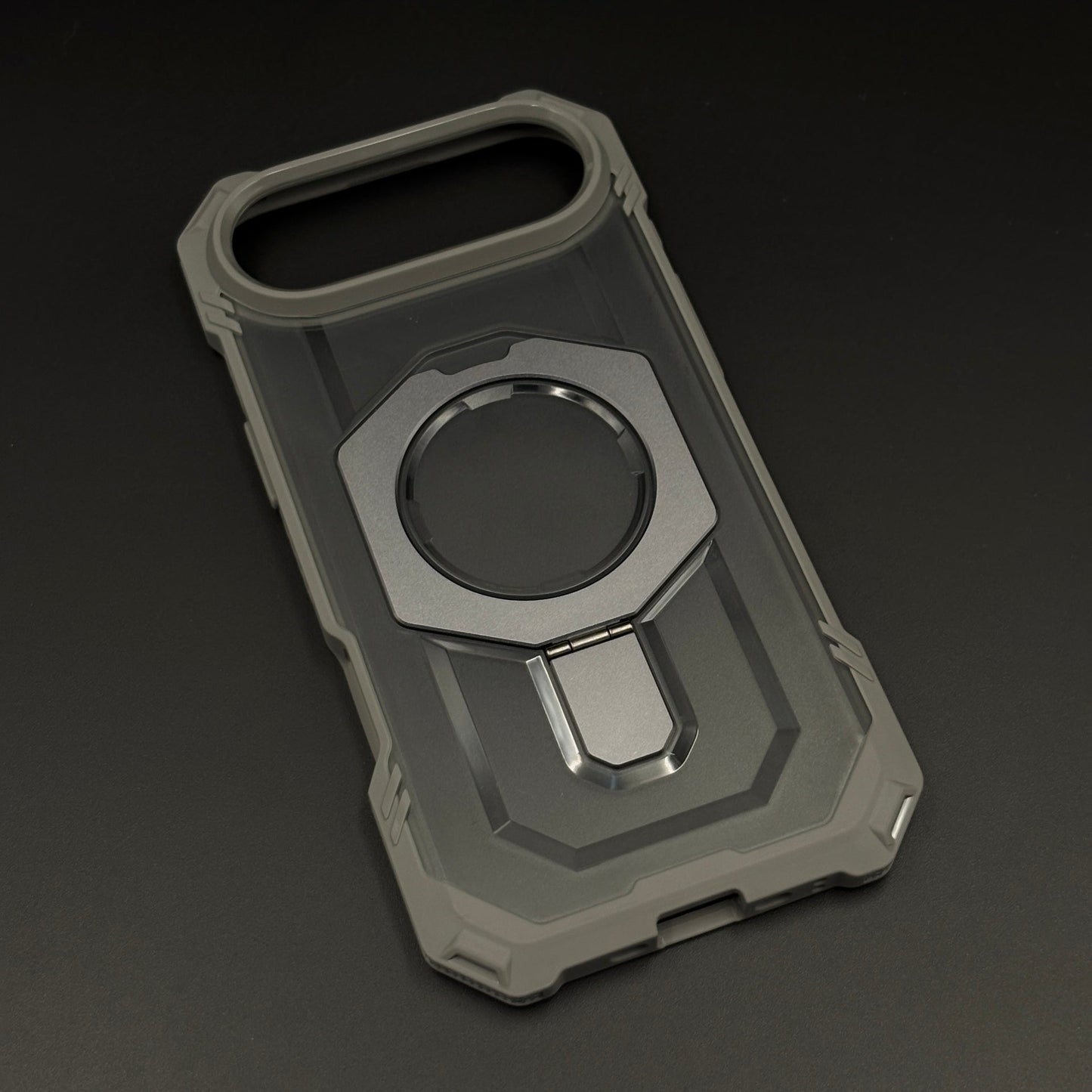 Rugged Magnetic Ring Stand Case for iPhone 17 Air | Shockproof MagSafe-Compatible Cover