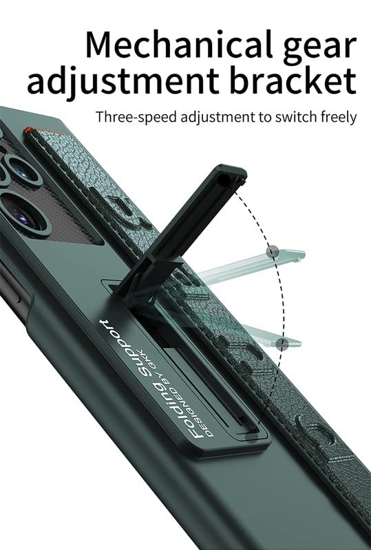 Shockproof Kickstand Case for Samsung Galaxy S25 Ultra with Wristband Grip & Protective Cover