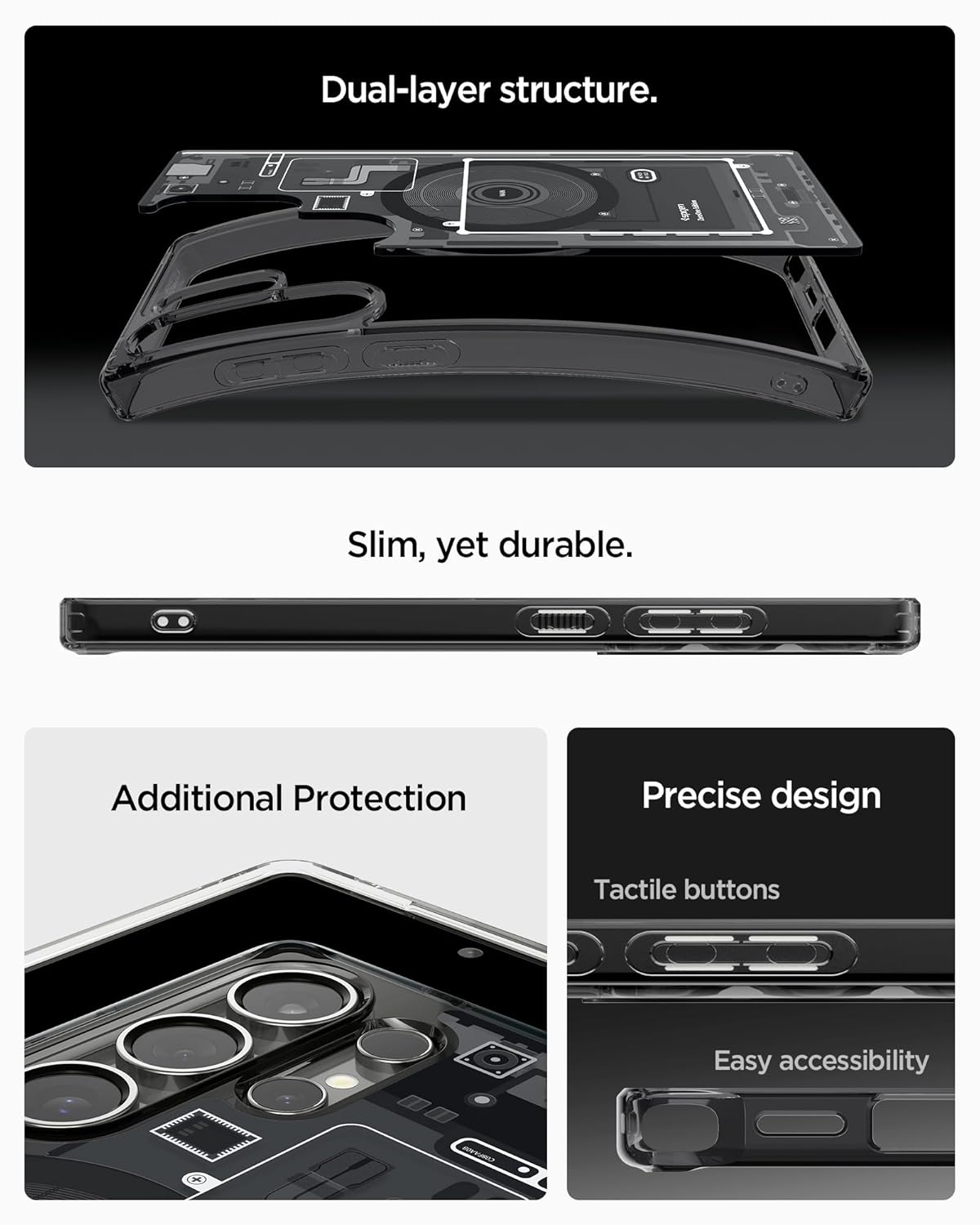 Samsung Galaxy S25 Ultra Circuit Hybrid Magnetic Magsafe Case