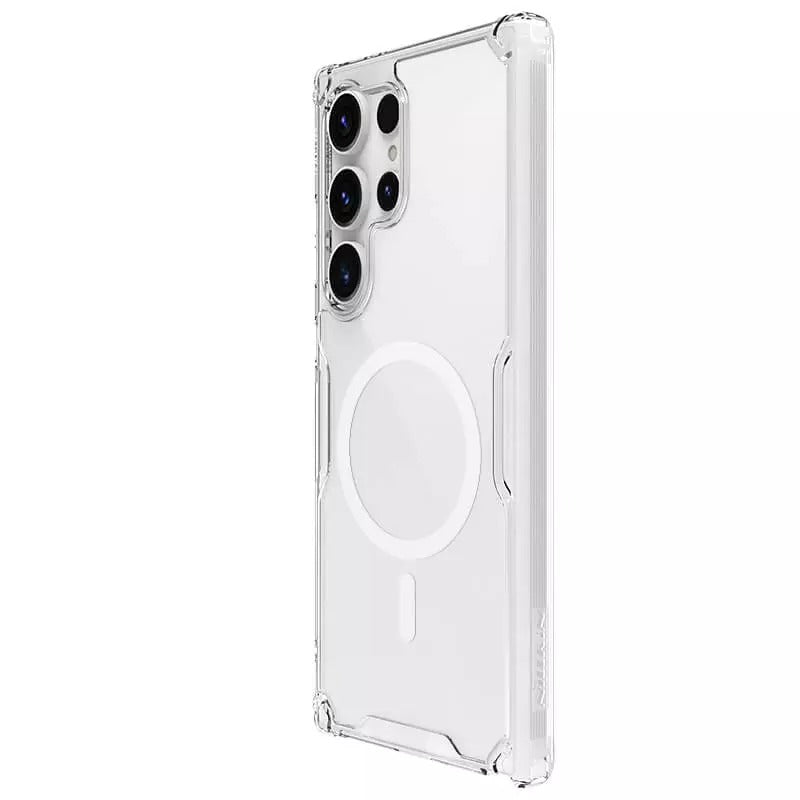 Samsung Galaxy S25 Ultra Cover Non Yellow Transparent Nillkin TPU PRO Magnetic Case
