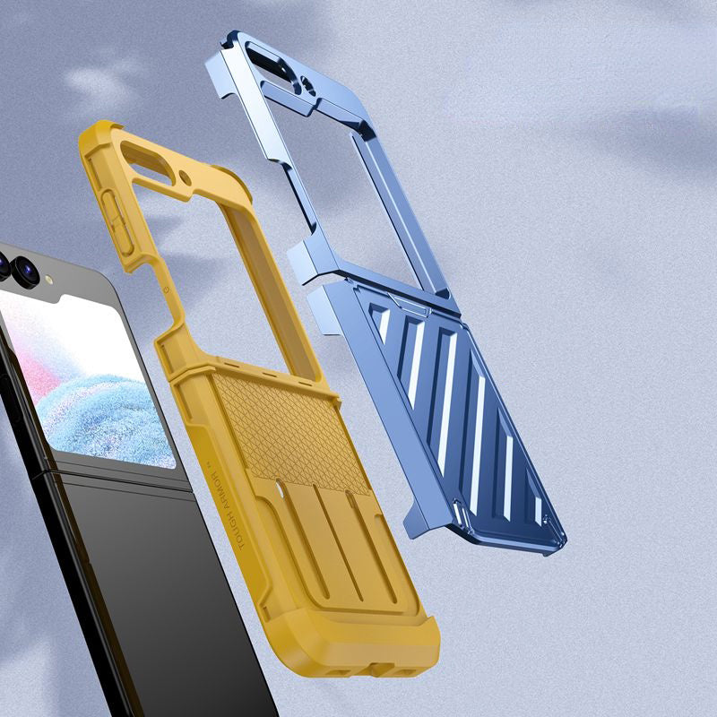 Samsung Galaxy Z Flip 5 Dual Carbon Layer Rugged Protection Case Cover