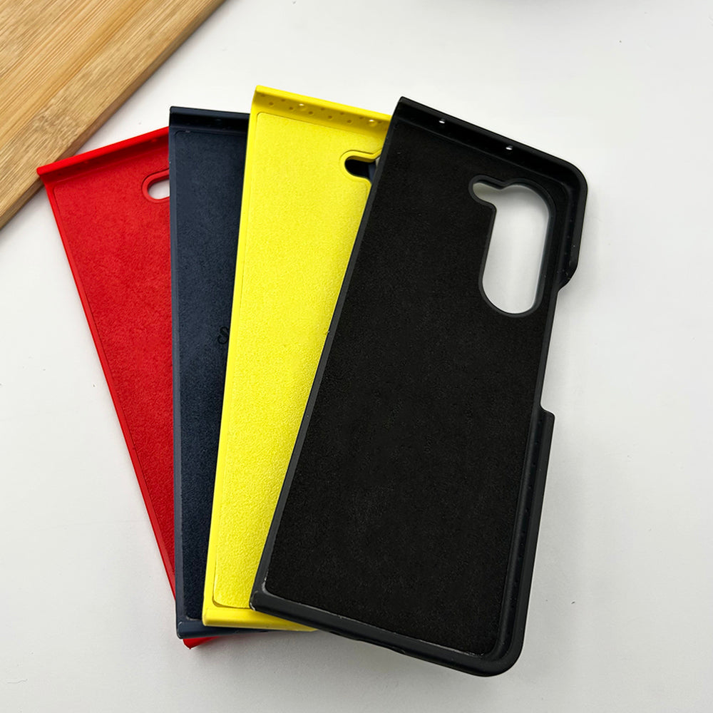 FR Edition Smooth Silk Feel Silicone Case for Samsung Galaxy Z Fold 7 | Sporty Luxury Finish