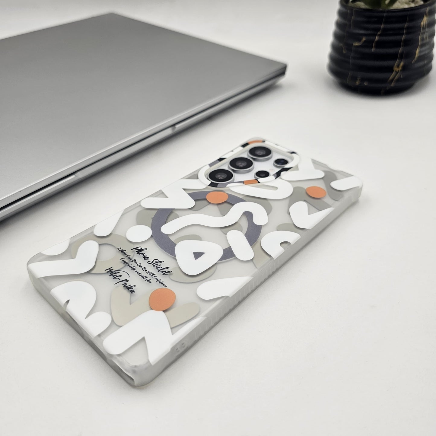 Samsung Galaxy S24 Smokey Graffiti Magnetic Magsafe Case