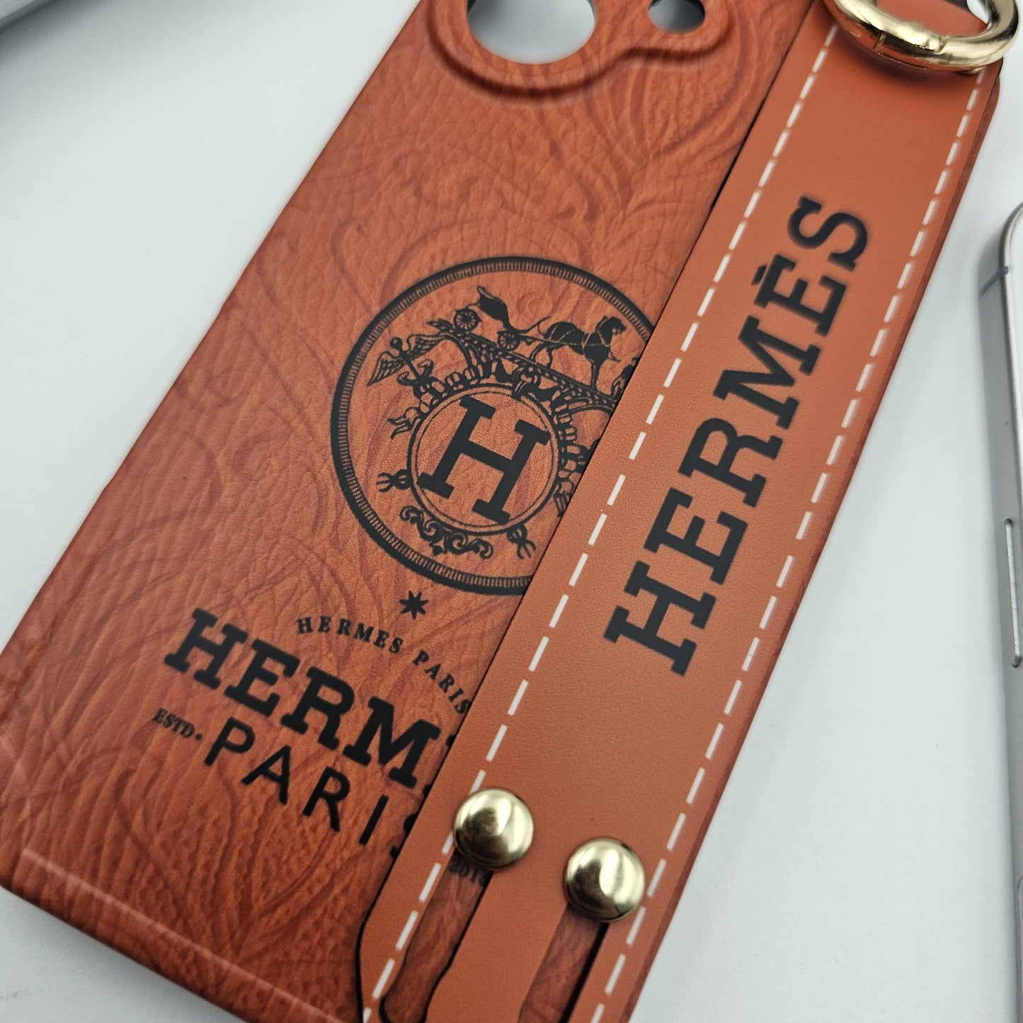 iPhone Luxury Brand HMS Strap Belt Case Cover