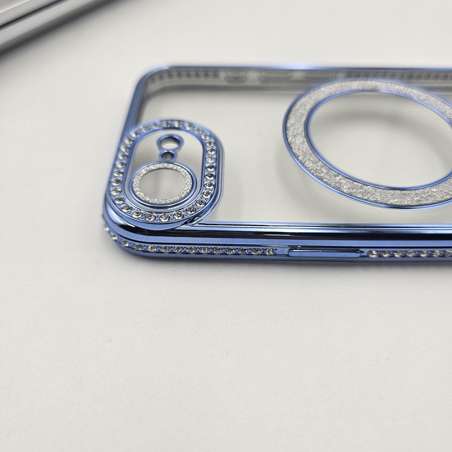 iPhone 16E Luxury Side Diamond Shimmer Magsafe Case