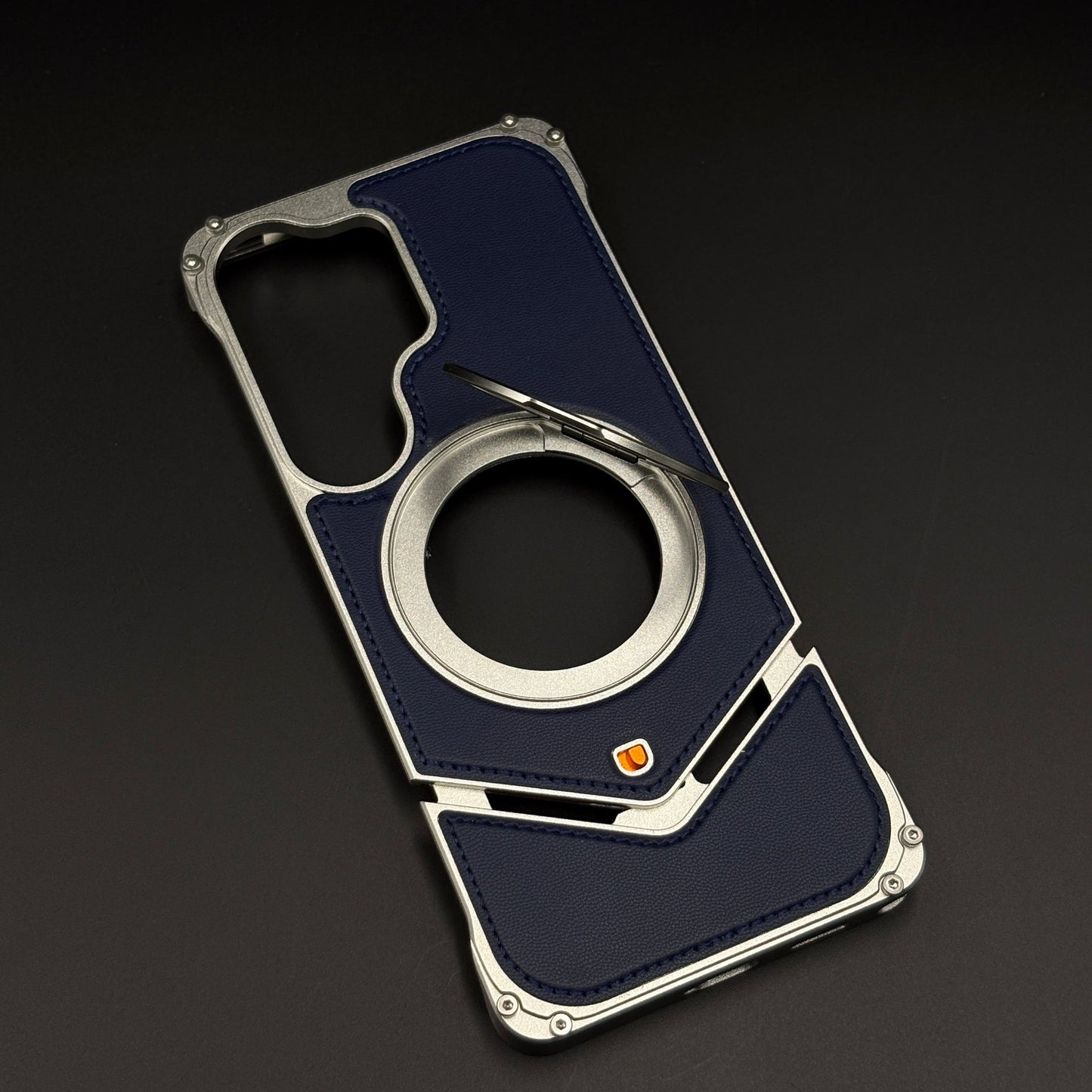 Heavy Duty Rugged Metal Ring Stand MagSafe Mobile Case Cover for Samsung Galaxy S26 Ultra