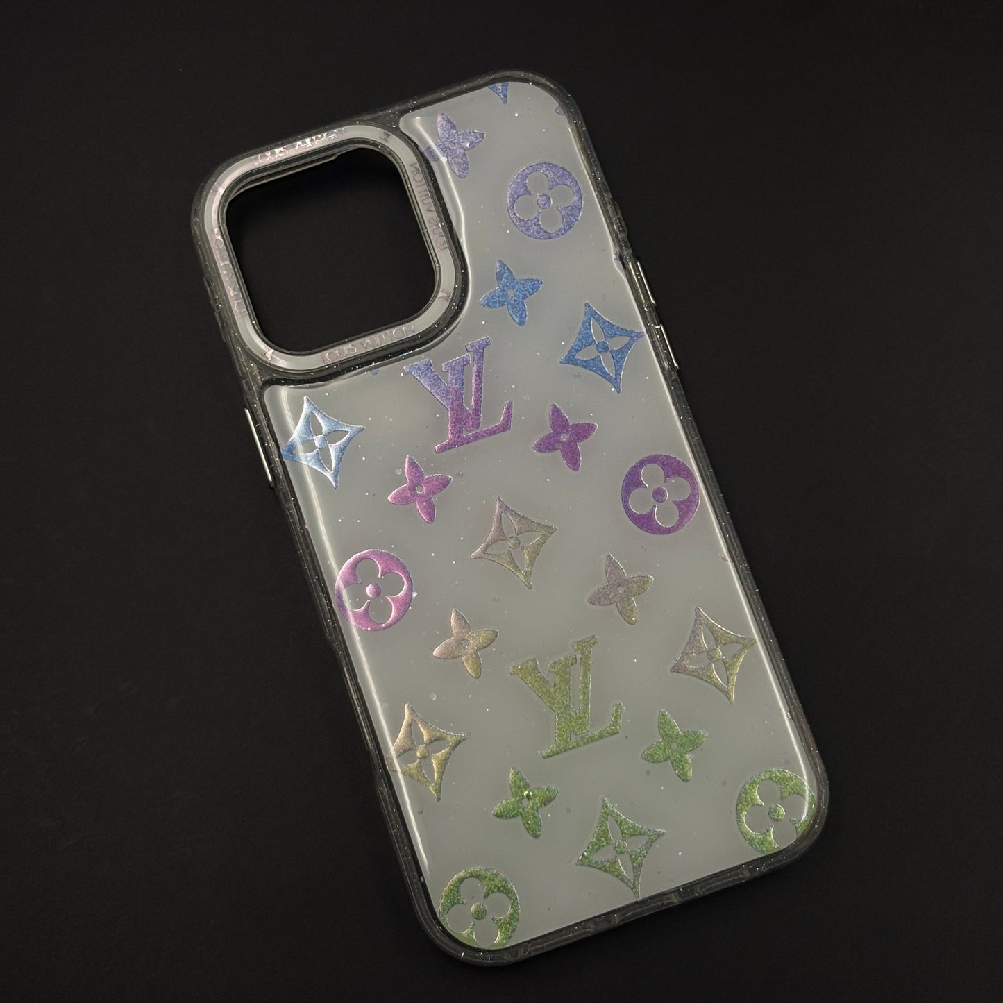 Luxury Fashion Brand Rainbow Pattern Case for iPhone 16 Pro Max