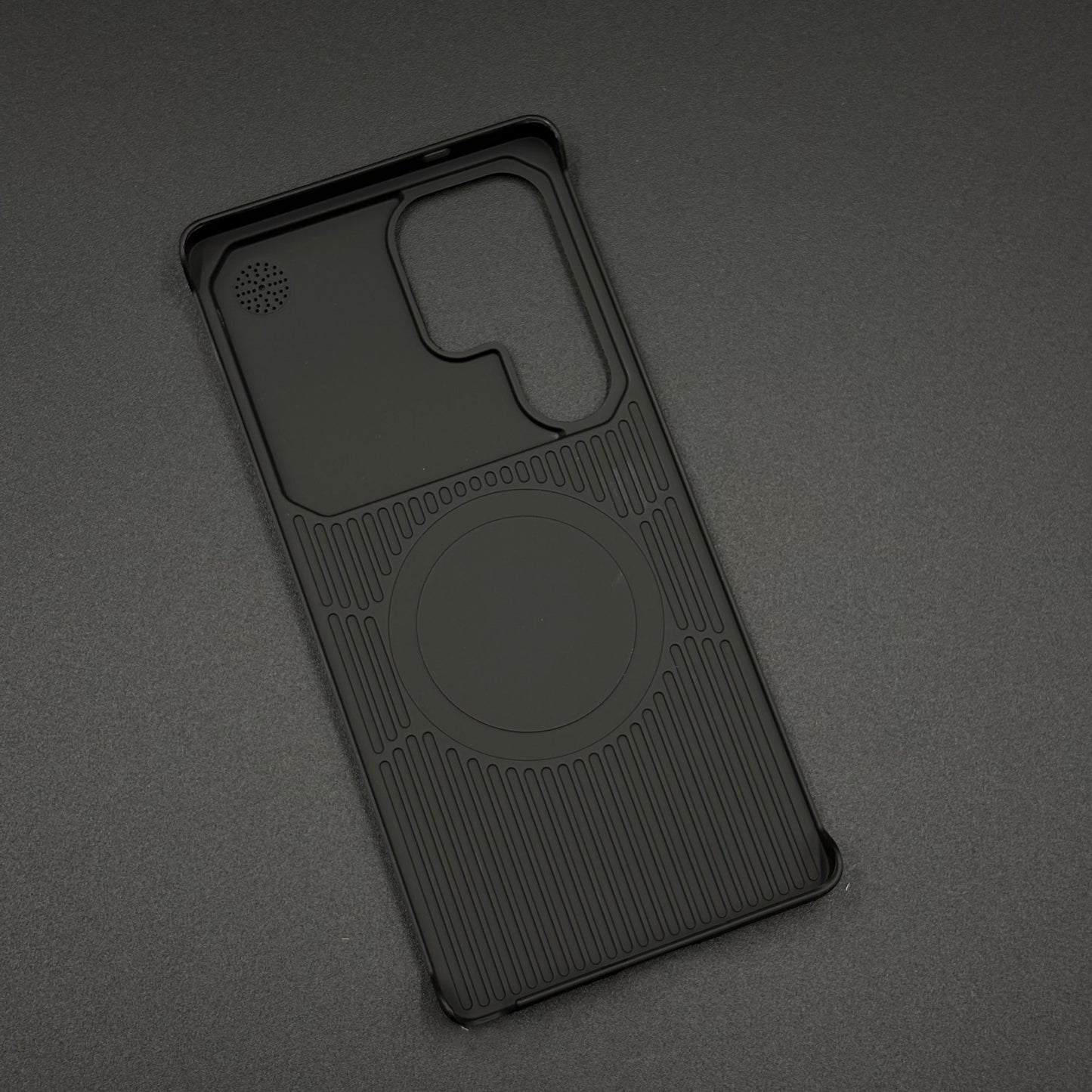 Luxury Leather MagSafe Case for Samsung Galaxy S25 Ultra | AeroFlex Hard Borderless Design