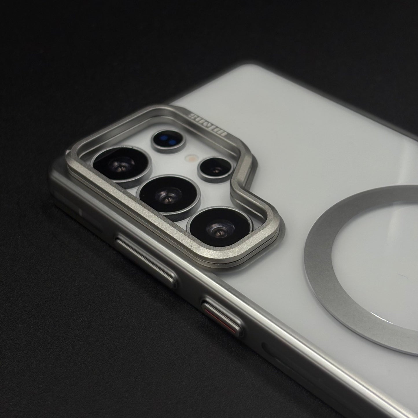 Luxury MagSafe Case for Samsung Galaxy S25 Ultra | Hard PC | Metal Camera Bump | Built-In Kickstand