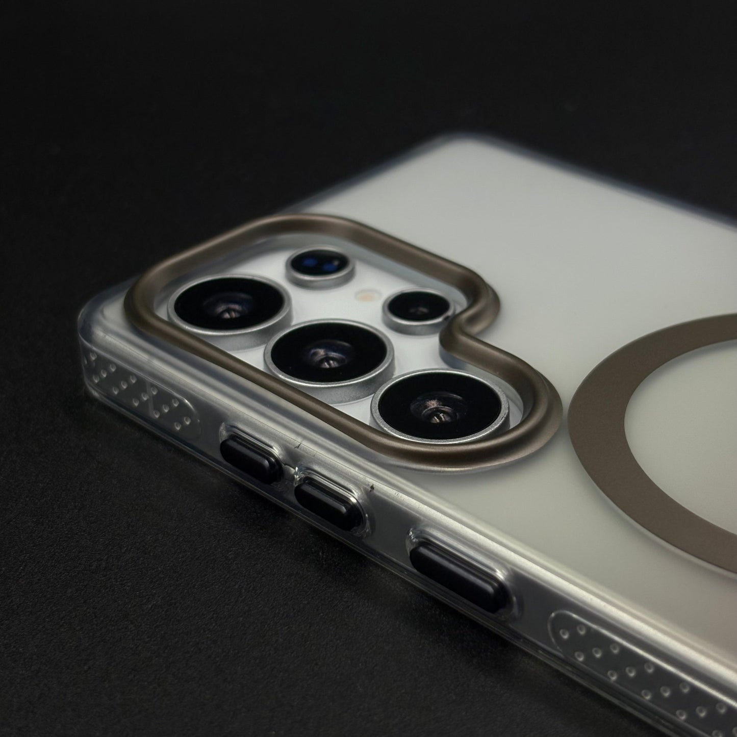 Dual Tone Matte MagSafe Case for Samsung Galaxy S25 Ultra | Anti-Yellowing | Sleek Luxury Cover