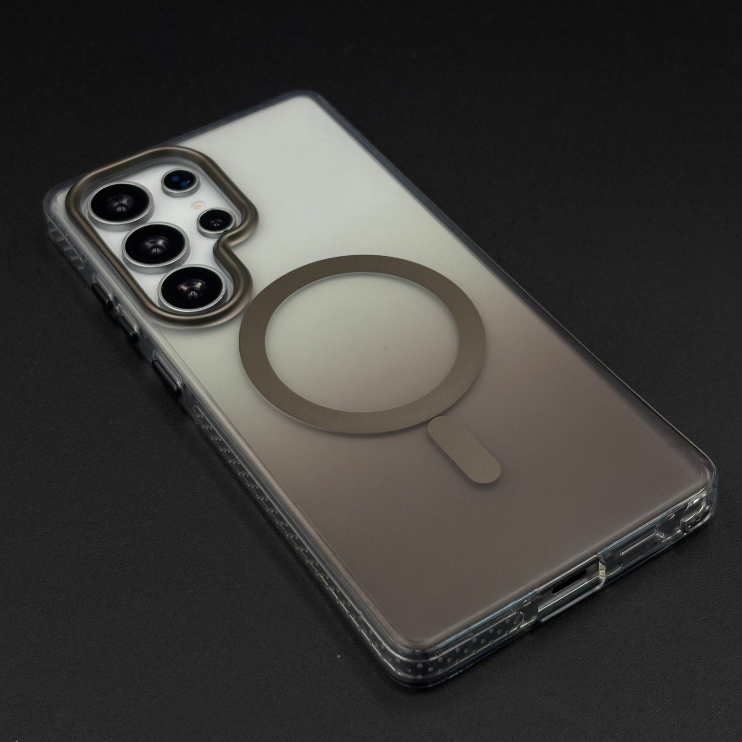 Dual Tone Matte MagSafe Case for Samsung Galaxy S25 Ultra | Anti-Yellowing | Sleek Luxury Cover