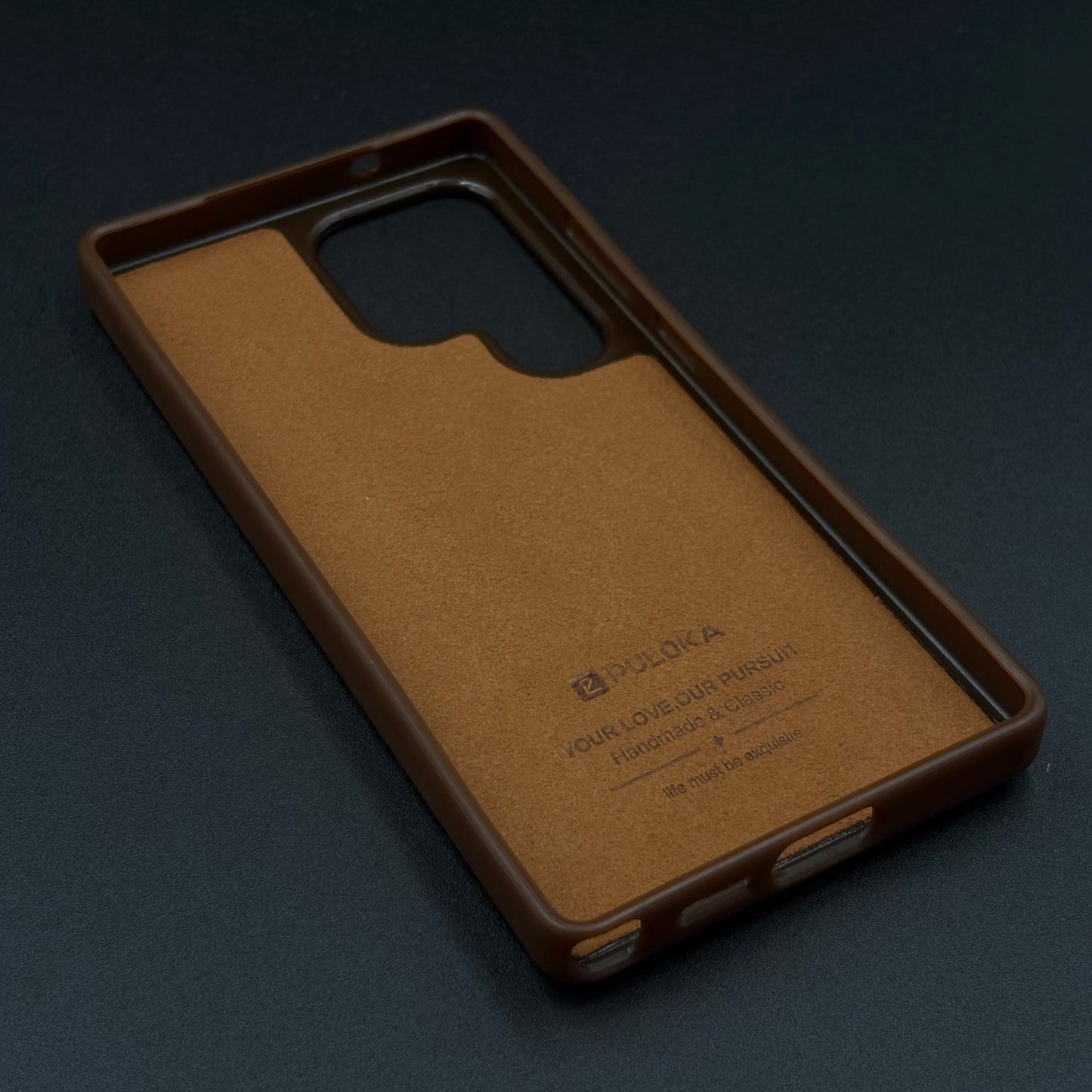 PU Leather Kickstand Case for Samsung Galaxy S25 Ultra | Microfibre Lining | Sleek Grip & Durable Protection