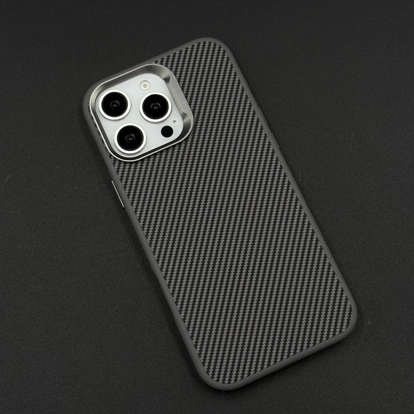 Carbon Fiber Case with Hidden Magsafe for iPhone Series | Metallic Camera Guard | Slim Magnetic Luxury Protection