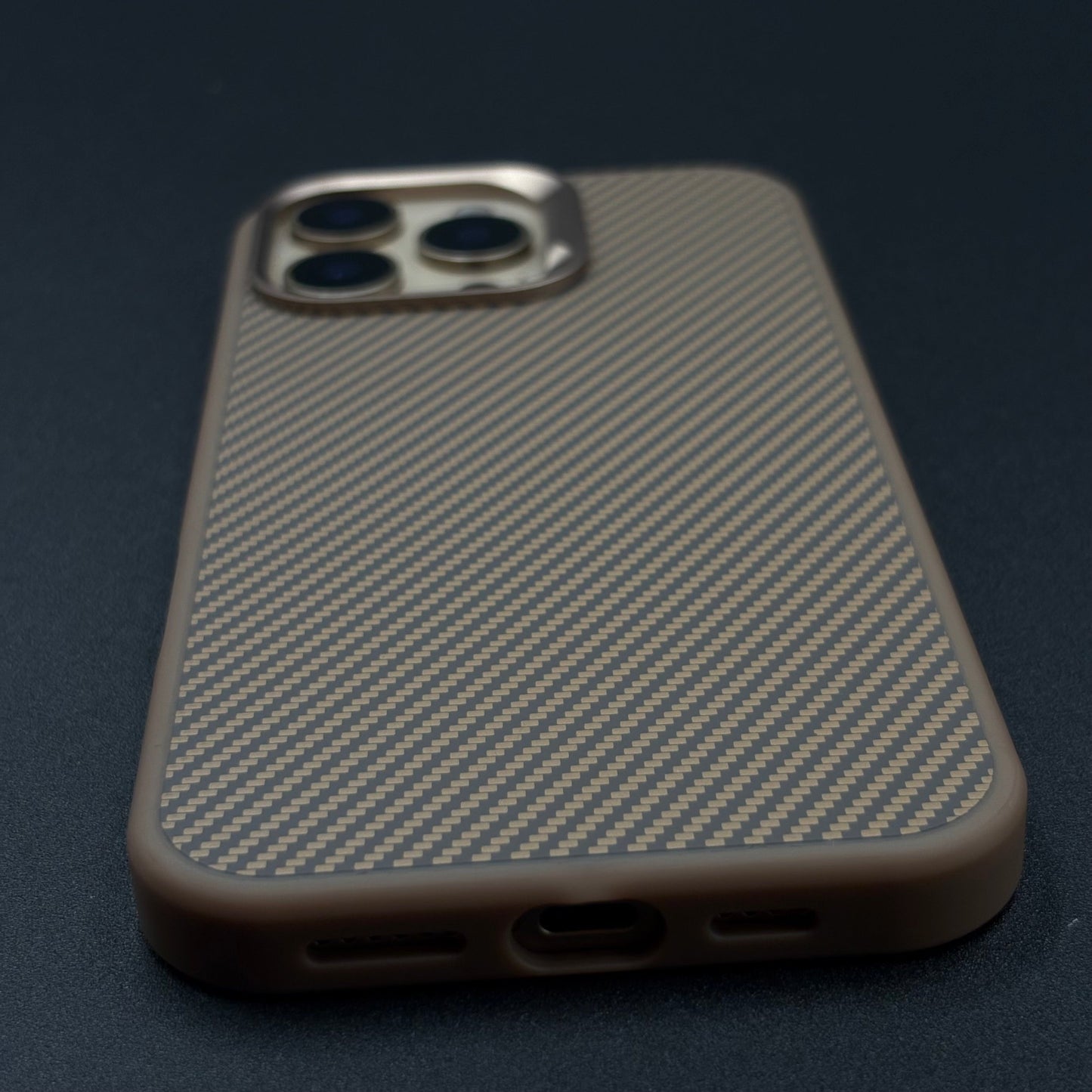 Carbon Fiber Case with Hidden Magsafe for iPhone Series | Metallic Camera Guard | Slim Magnetic Luxury Protection