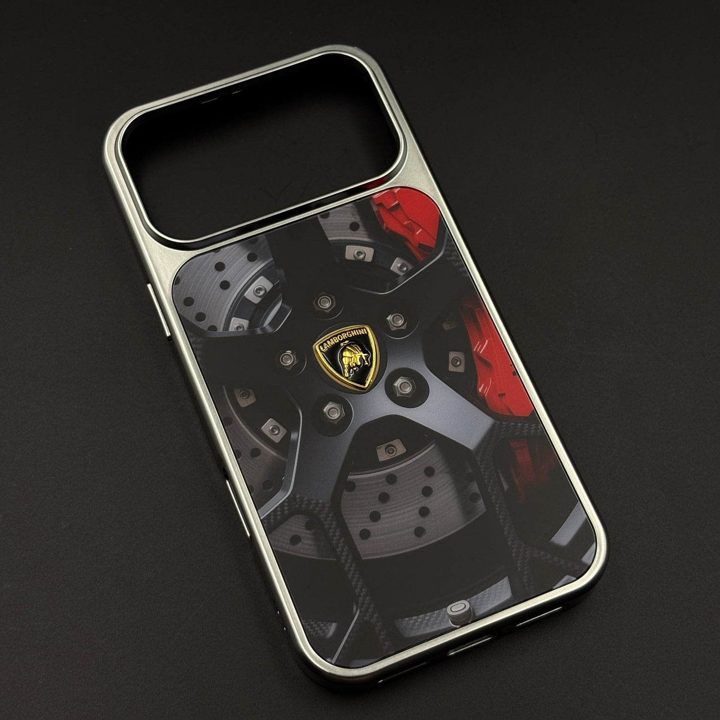 Luxury Motorsport Inspired Lambo Metal Frame Case for iPhone 17 Series