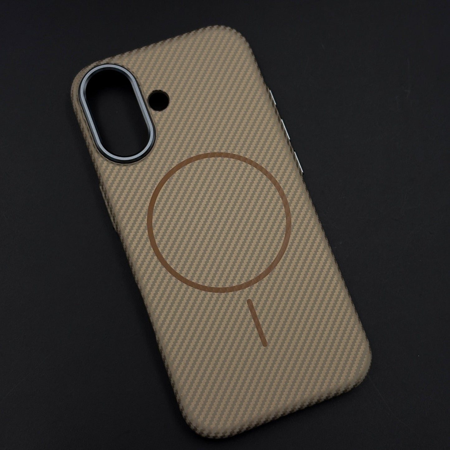 Carbon Fibre MagSafe Case with Raised Metal Bezel for iPhone 17