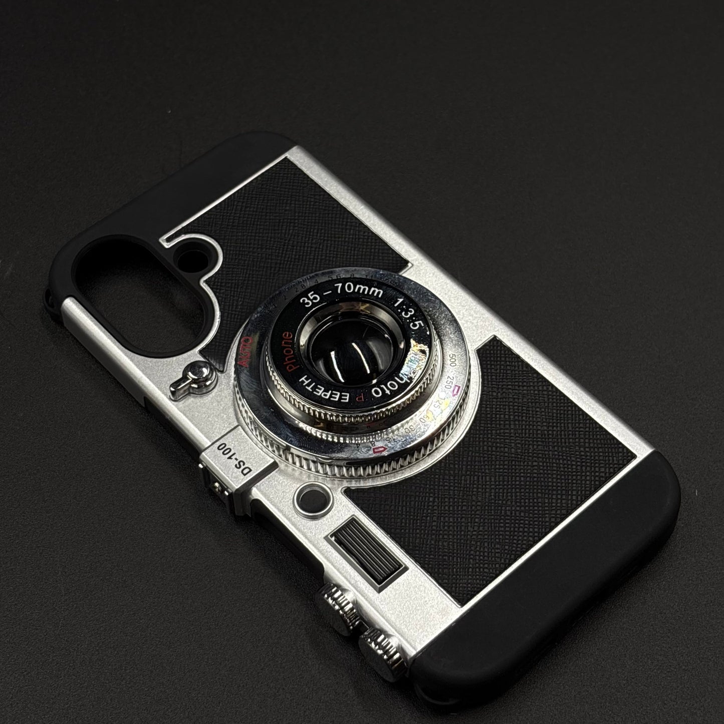 3D Vintage Camera Case for iPhone 16 Series | Retro Designer | Detachable Sling