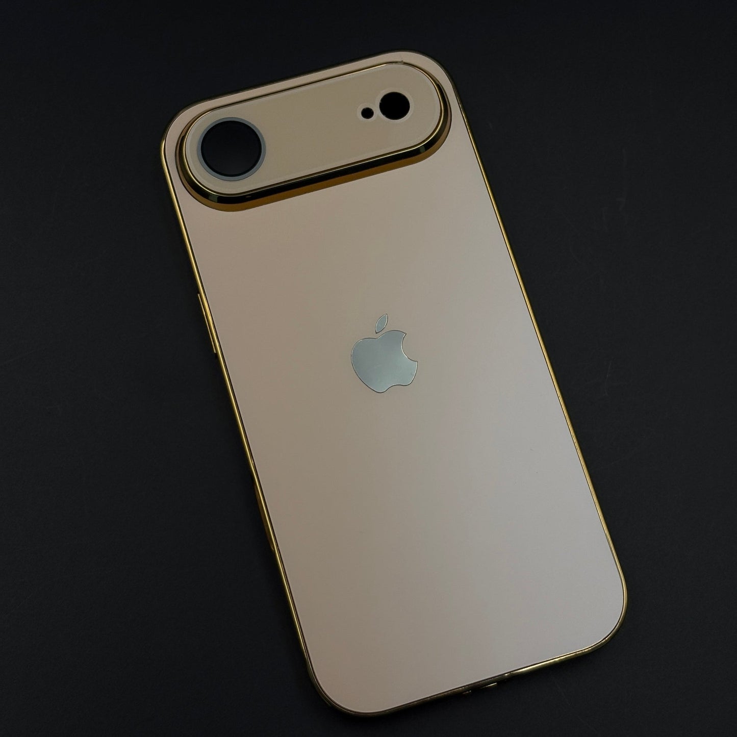 Luxury Backplane Glass Chromatic Lens Shield Case for iPhone 17 Air