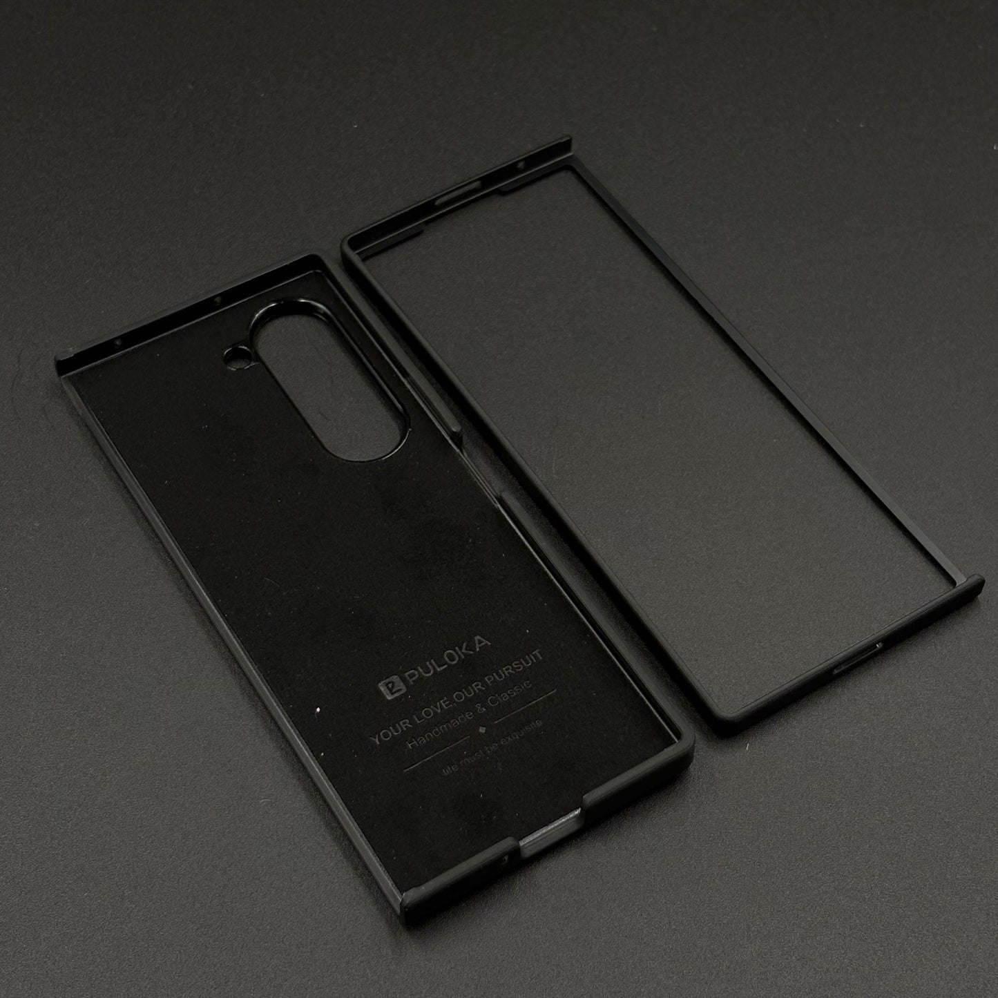 Premium Grid Leather Feel Case with Metal Kickstand For Samsung Galaxy Z Fold 6 | Woven Texture | Executive Style Protection