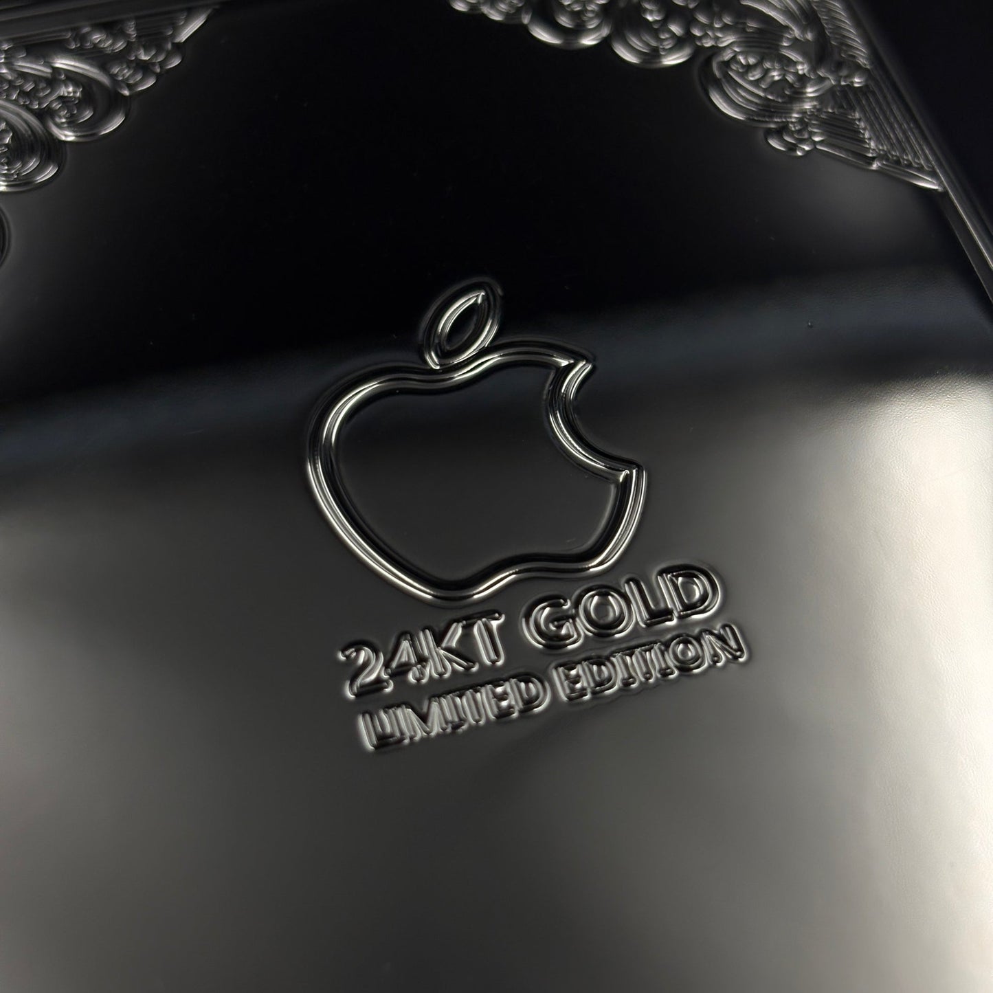 Silver Logo Embossed Case with Camera Protection for iPhone 17 Series