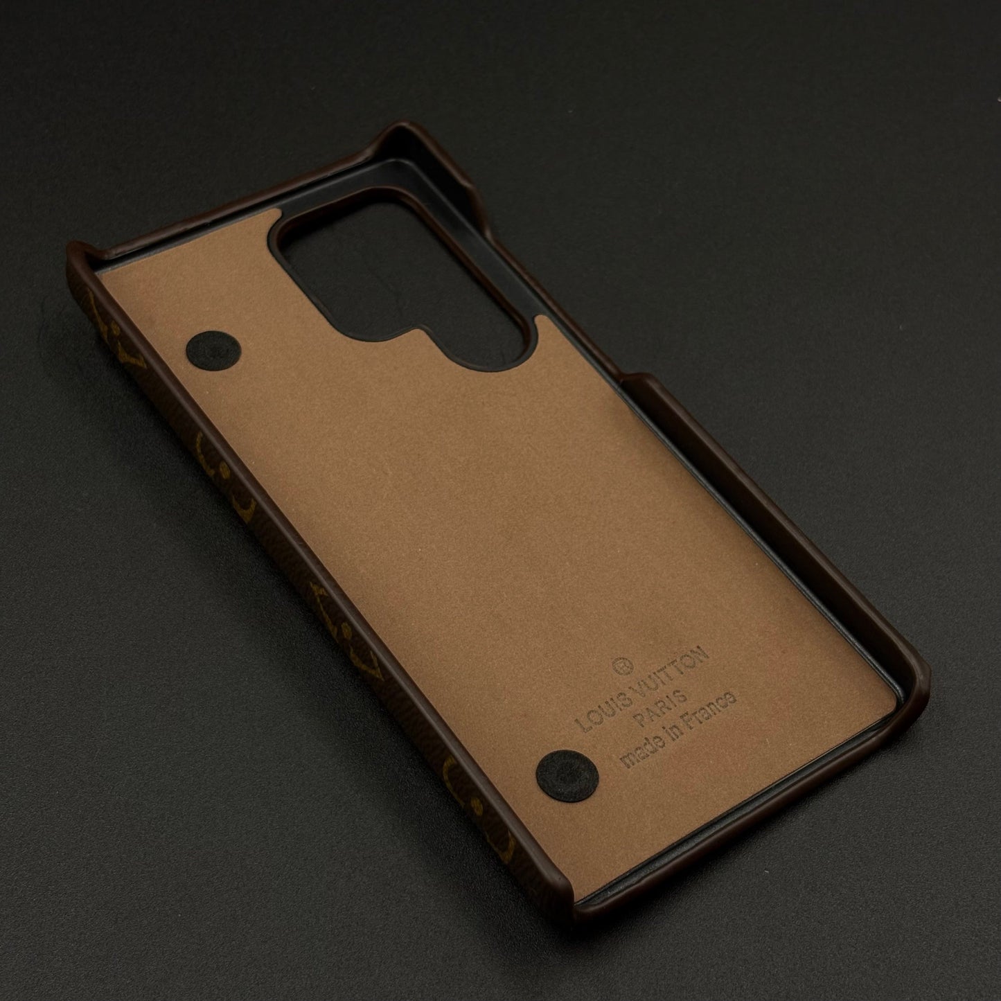 Luxury Brand Leather Case with Gold Buckle Strap for Samsung Galaxy S25 Ultra