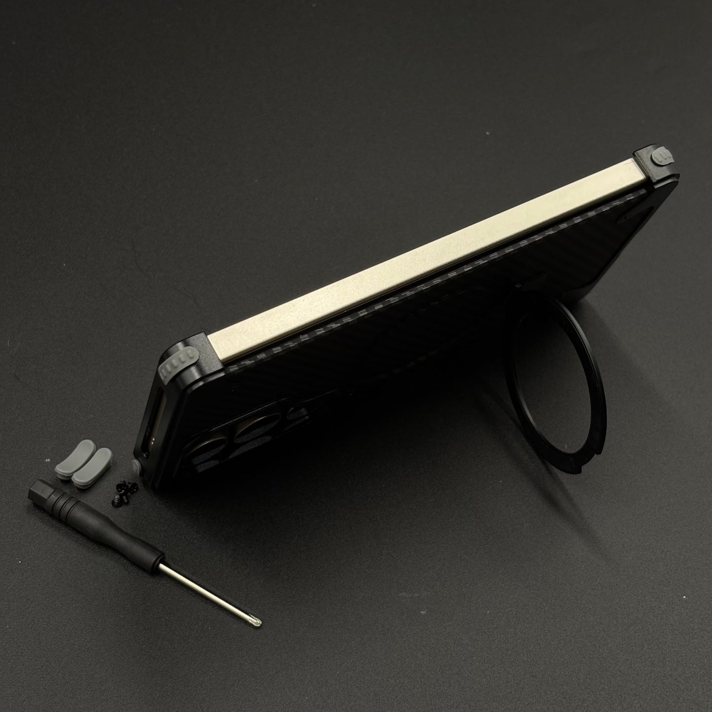 UltraLux Carbon Fibre & Metal MagSafe Case for Samsung Galaxy S24 Ultra | Crafted for Style & Strength