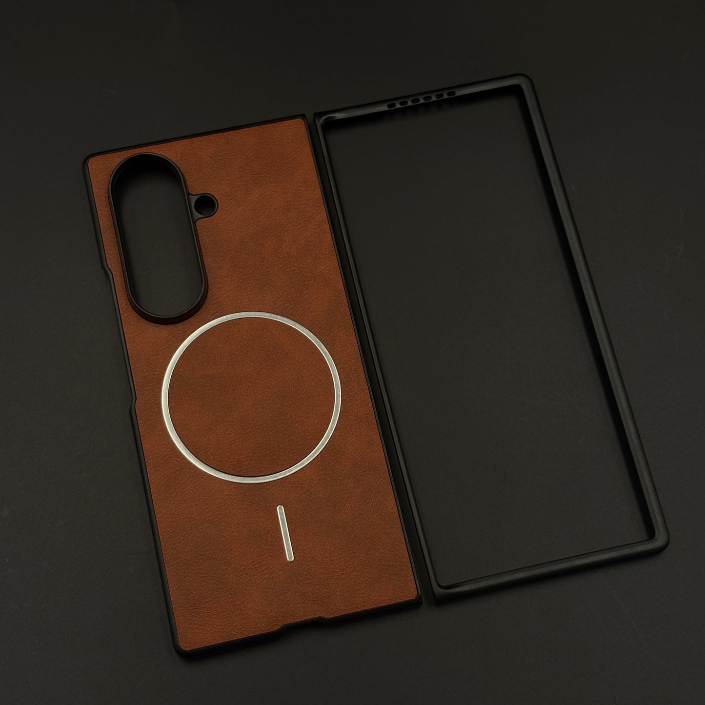 Slim Leather MagSafe Case for Samsung Galaxy Z Fold 7