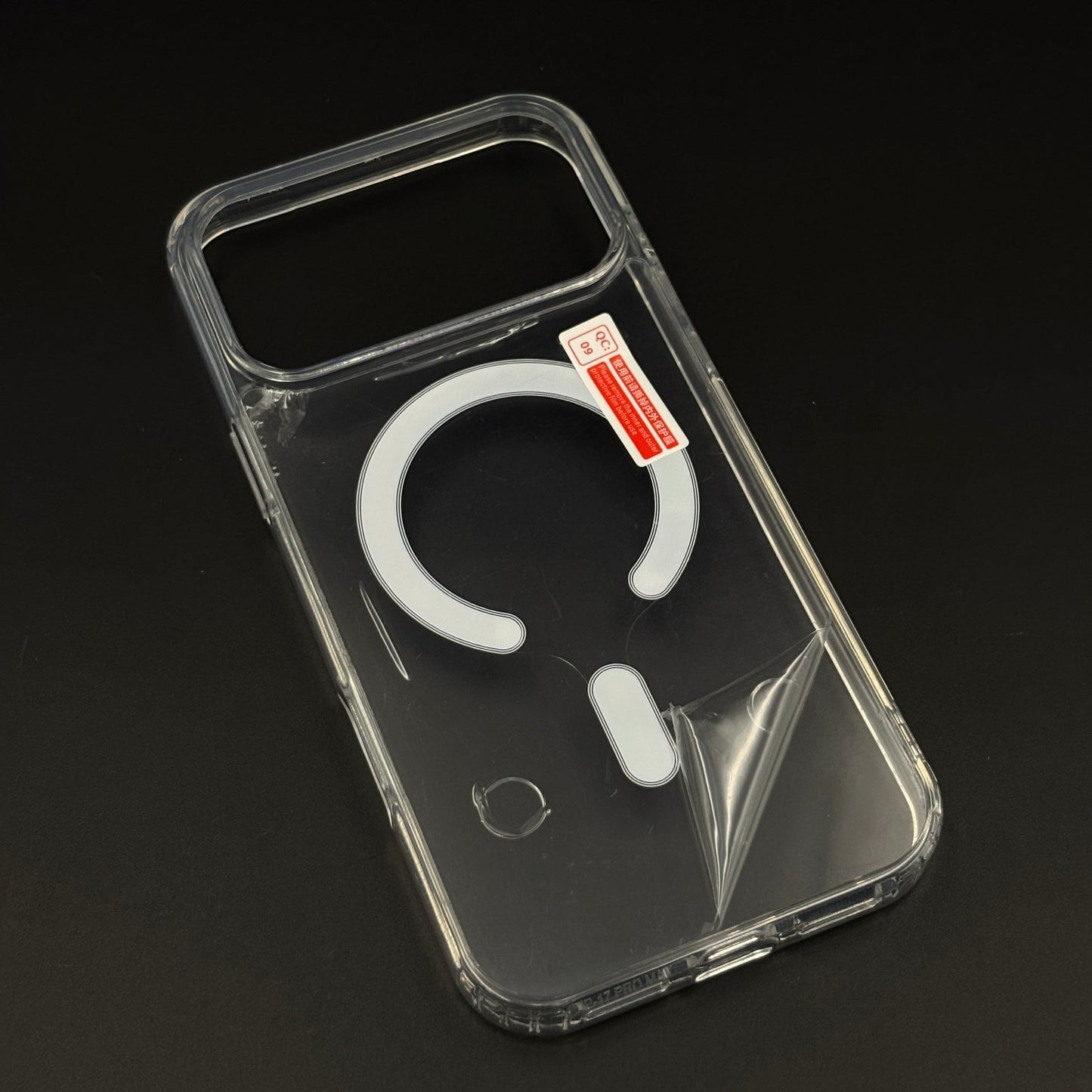SPGN Anti-Yellow MagSafe Transparent Case for iPhone 17 Series | Crystal Clear Shockproof Cover