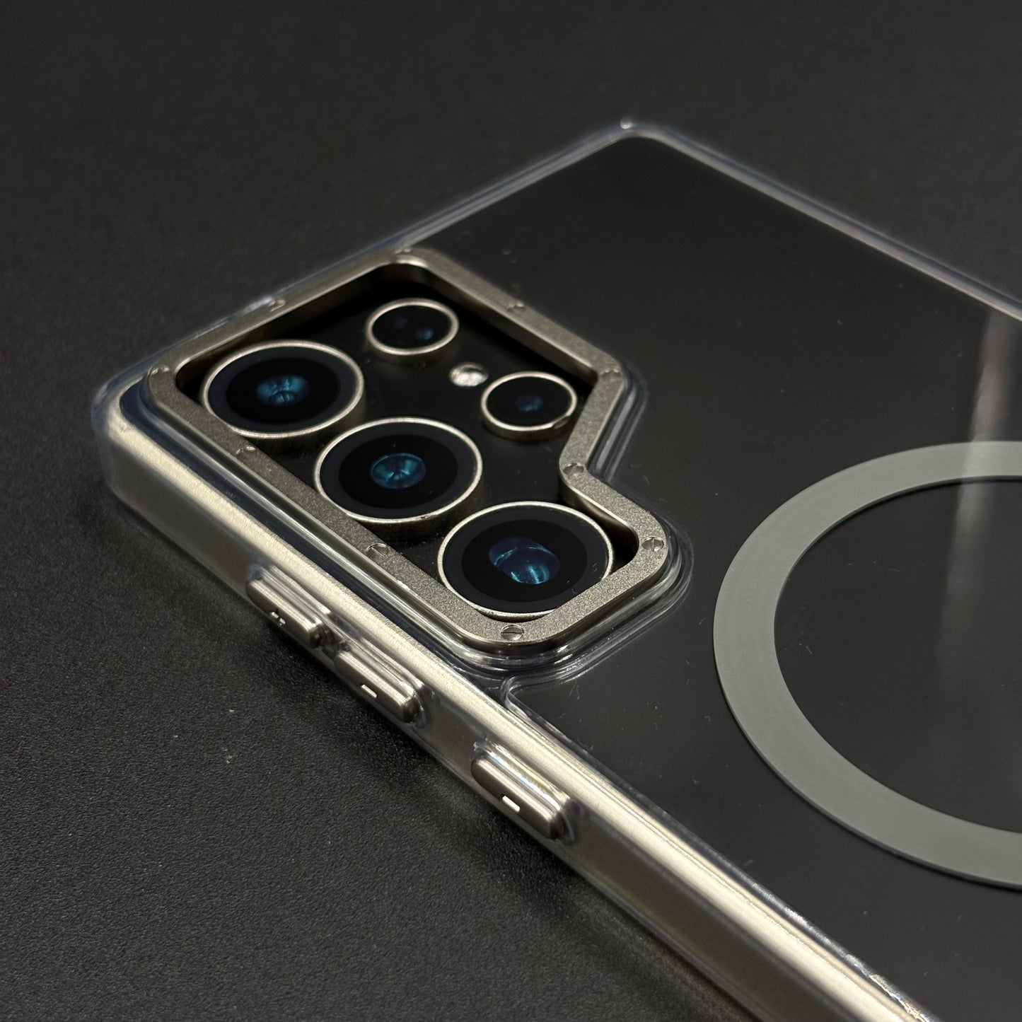 Clear Transparent Phone Case for Samsung Galaxy S24 Ultra | MagSafe Ready