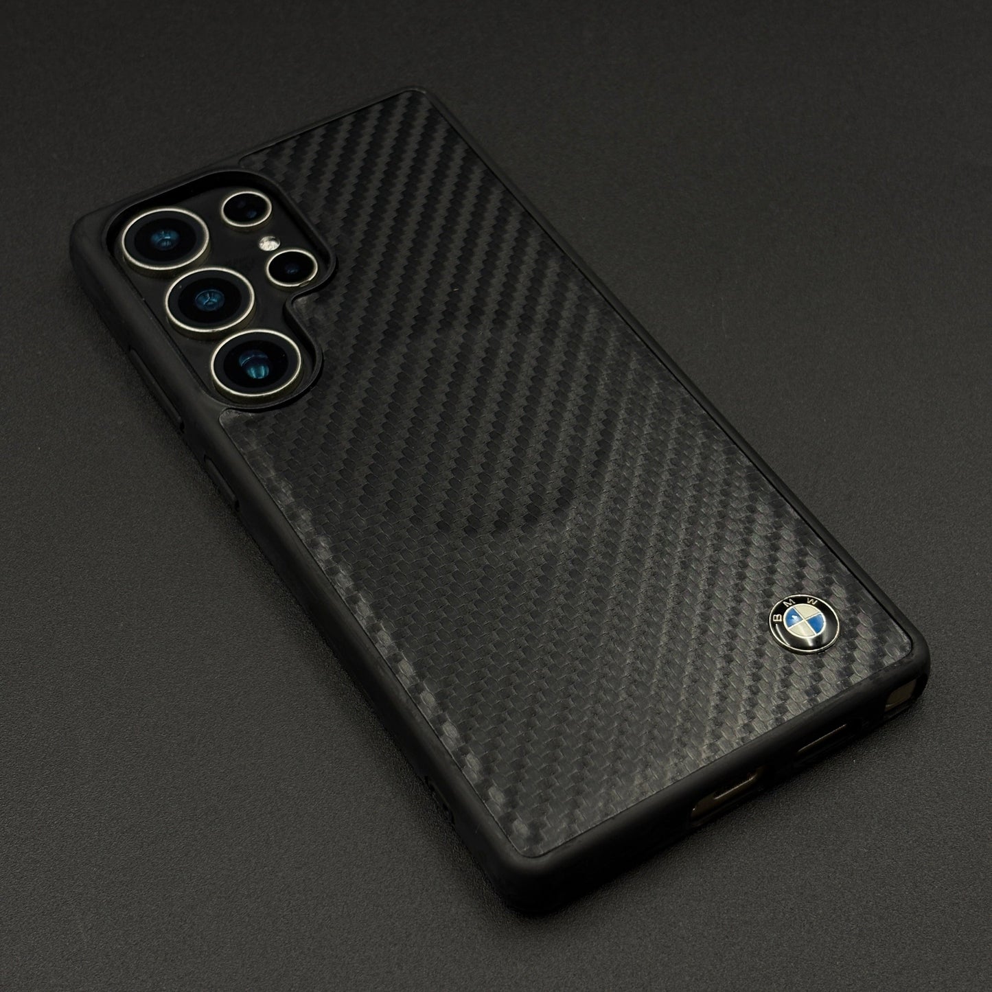 Performance M Series Phone Case for Samsung Galaxy S25 Ultra | Carbon Fiber | MagSafe Compatible | Embossed Logo