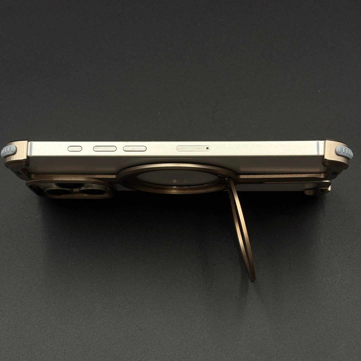 Next-Gen Metal Frame iPhone Case | Luxury Aluminum Rotating Stand | MagSafe Support
