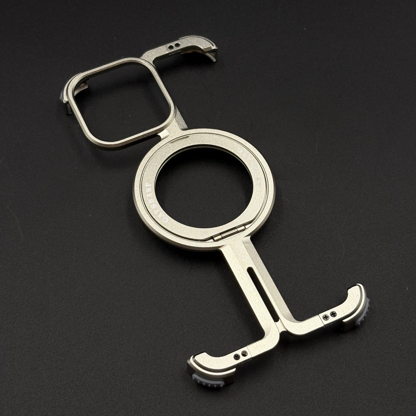 Next-Gen Metal Frame iPhone Case | Luxury Aluminum Rotating Stand | MagSafe Support