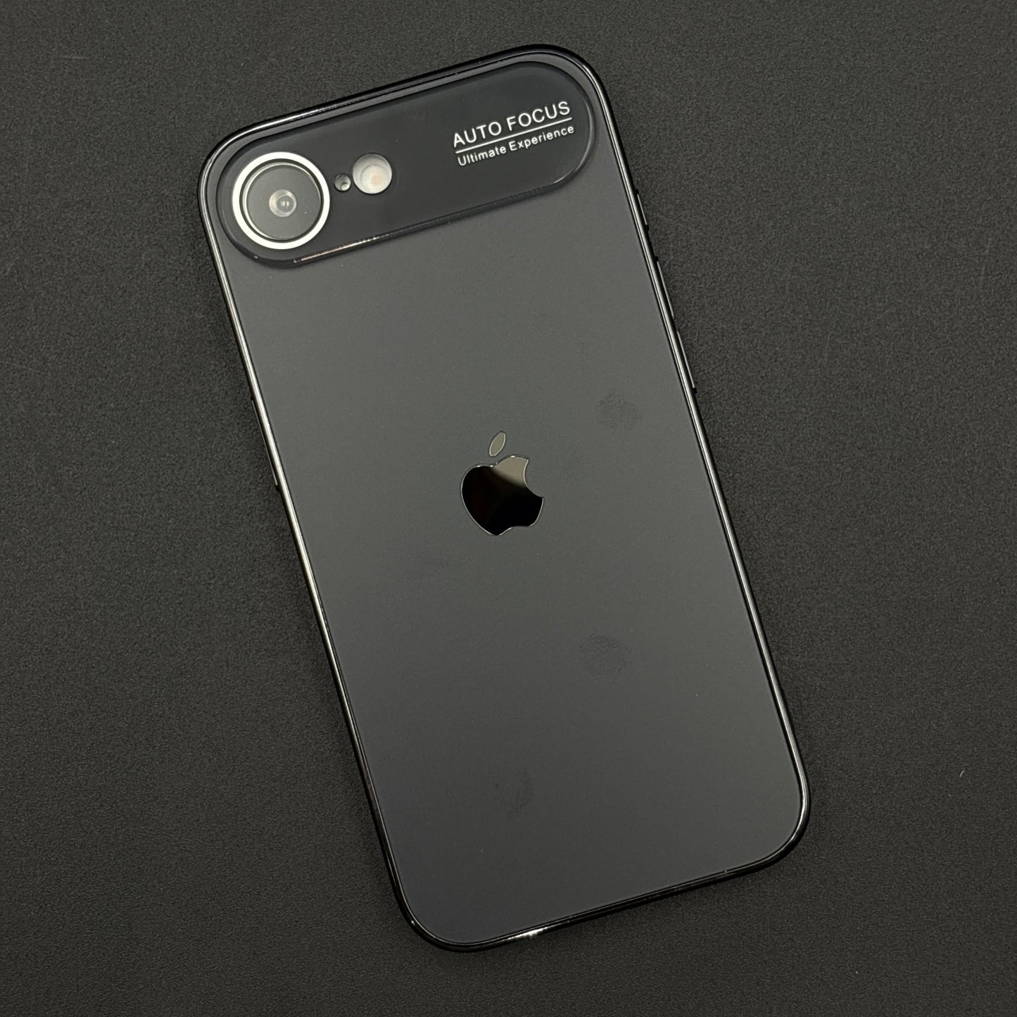 iPhone 16E Luxury Backplane Glass Chromatic Lens Shield Case Cover