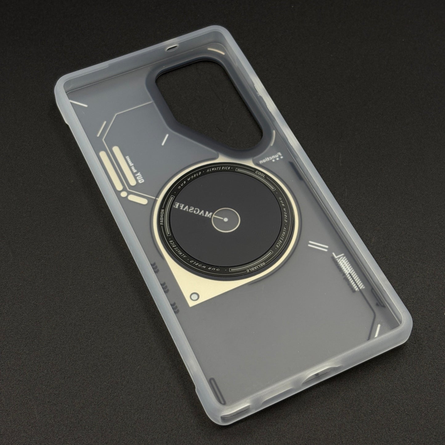 CyberTech MagSafe Case for Samsung Galaxy S25 Ultra | Matte Translucent Soft-Touch | Cooling Design