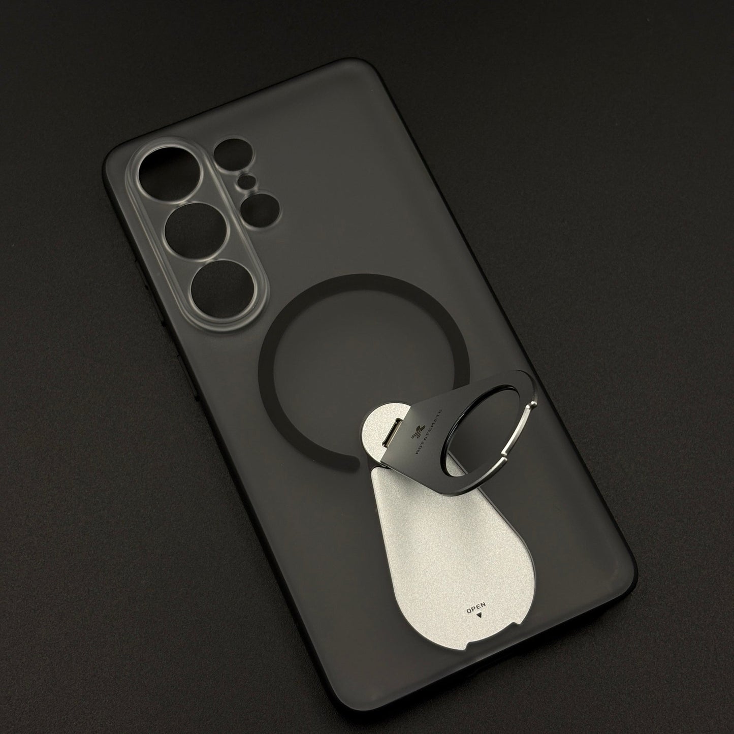 Bottle Opener Metal Stand MagSafe Matte Case for Samsung Galaxy S26 Ultra