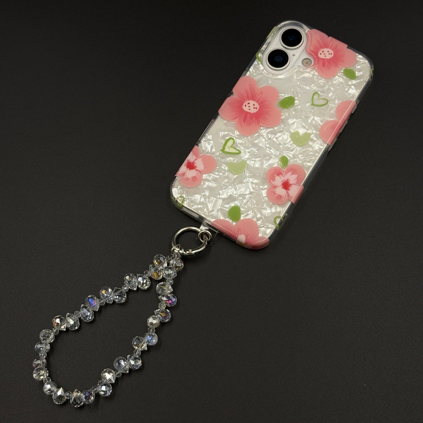 Blossom Bloom Mosaic with Sling Mobile Case Cover for iPhone 17