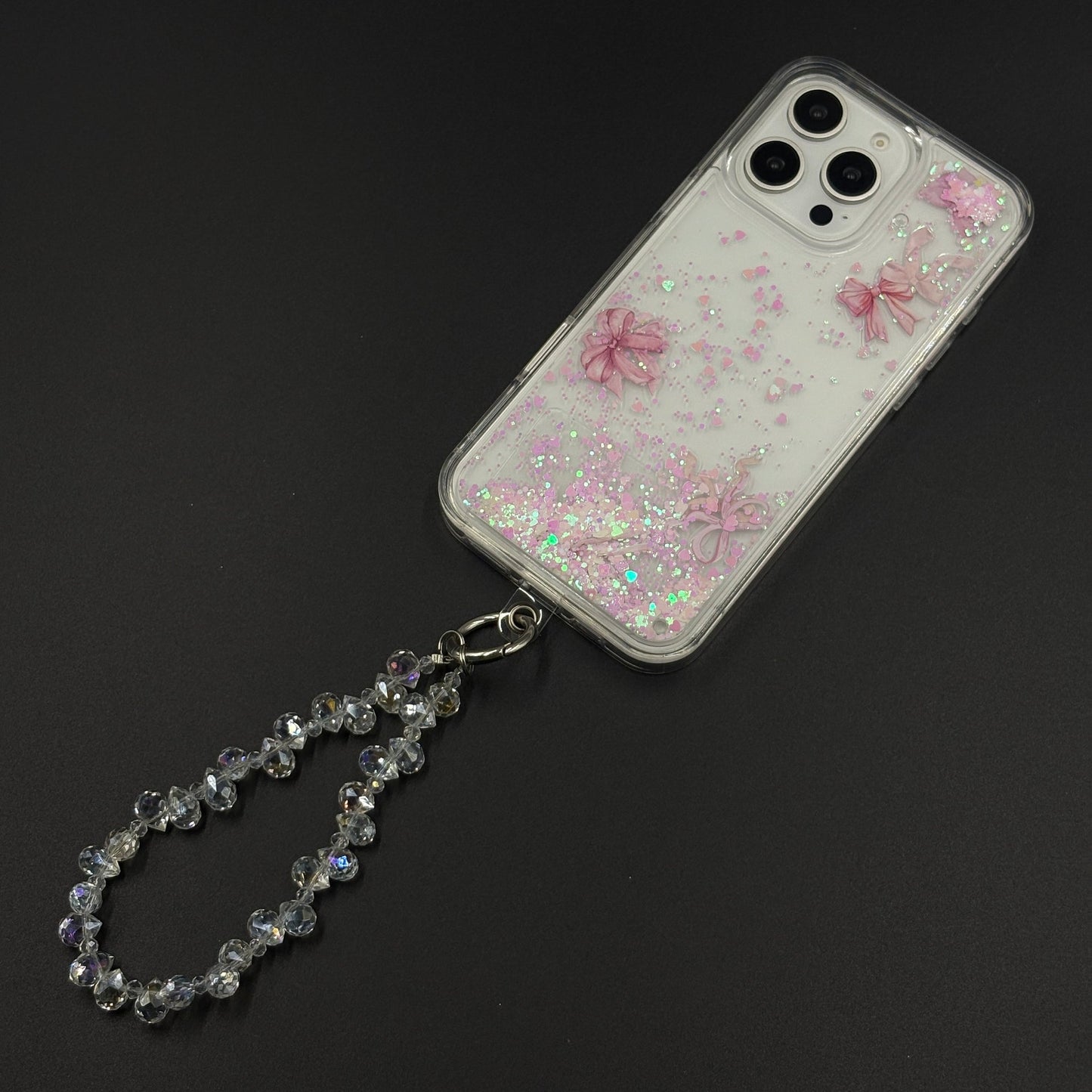 Bow & Butterfly Bloom Confetti Floating Mobile Case Cover for iPhone