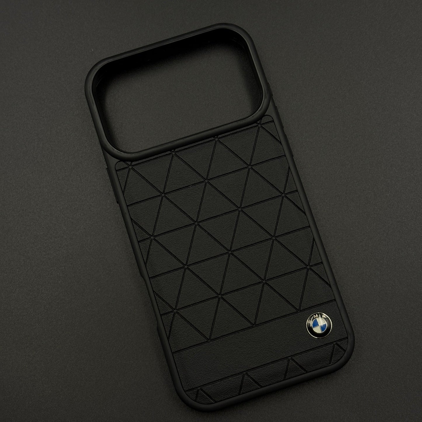 Geometric Black Luxury Sports Car Case for iPhone 17 Series