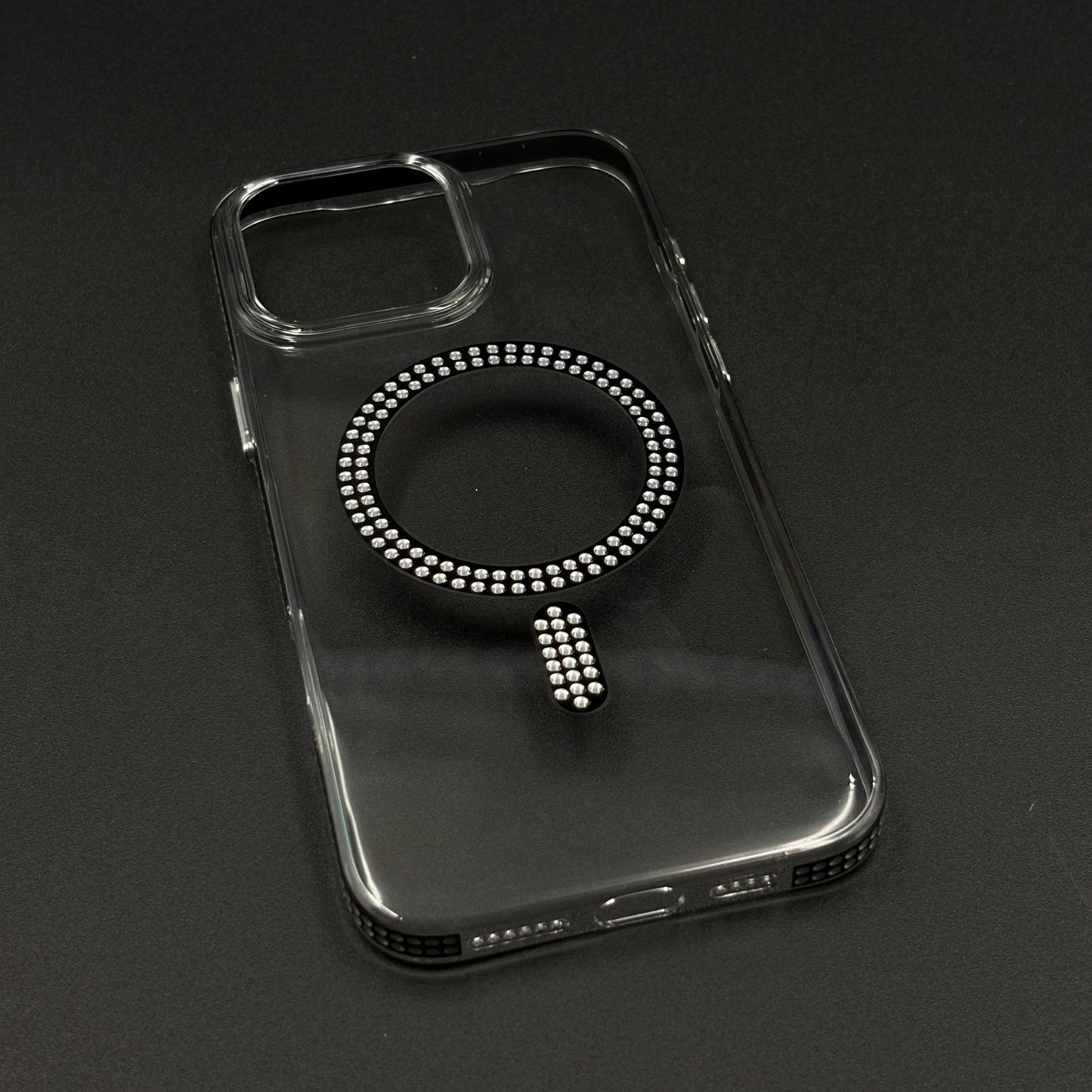 iPhone Crystal Diamond MagSafe Case | Full Panel Diamond Design | Luxury Sparkling Cover