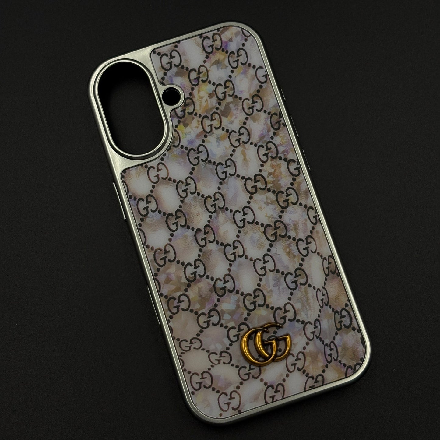 Pastel GG Monogram Luxe Case for iPhone 17