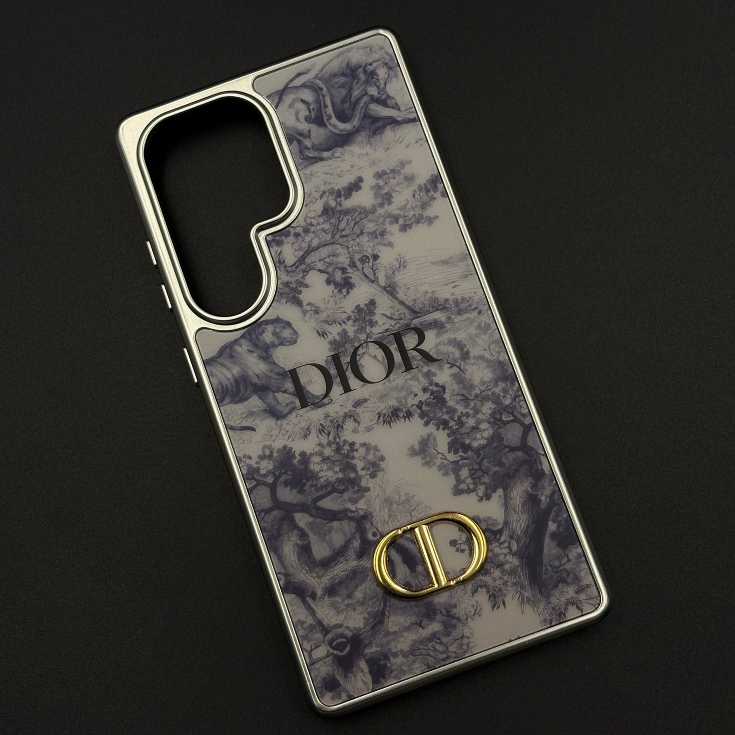 CD Toile Bloom Designer Case for Samsung Galaxy S25 Ultra with Elegant Floral Heritage Print