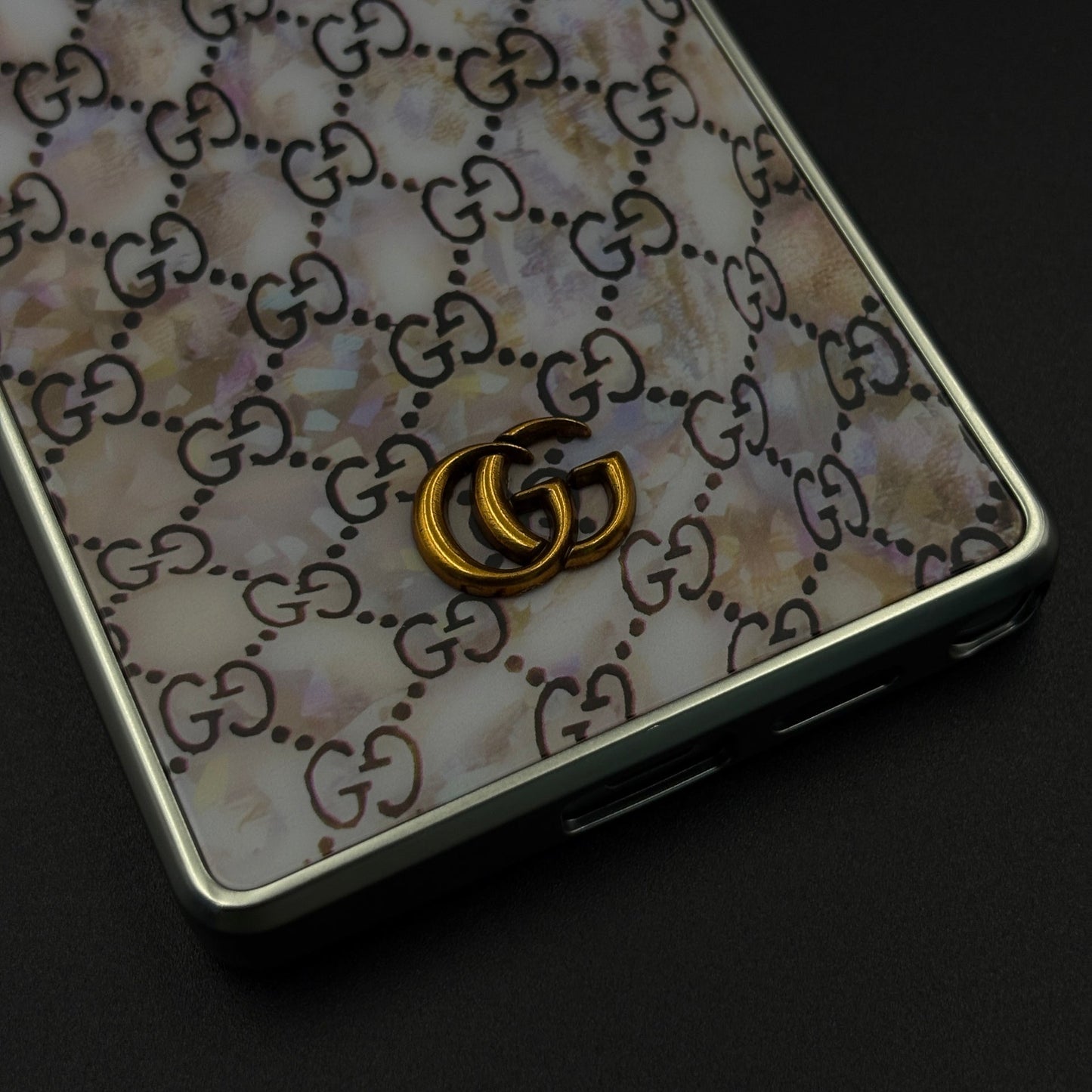 Pastel GG Monogram Luxe Case for Samsung Galaxy S25 Ultra